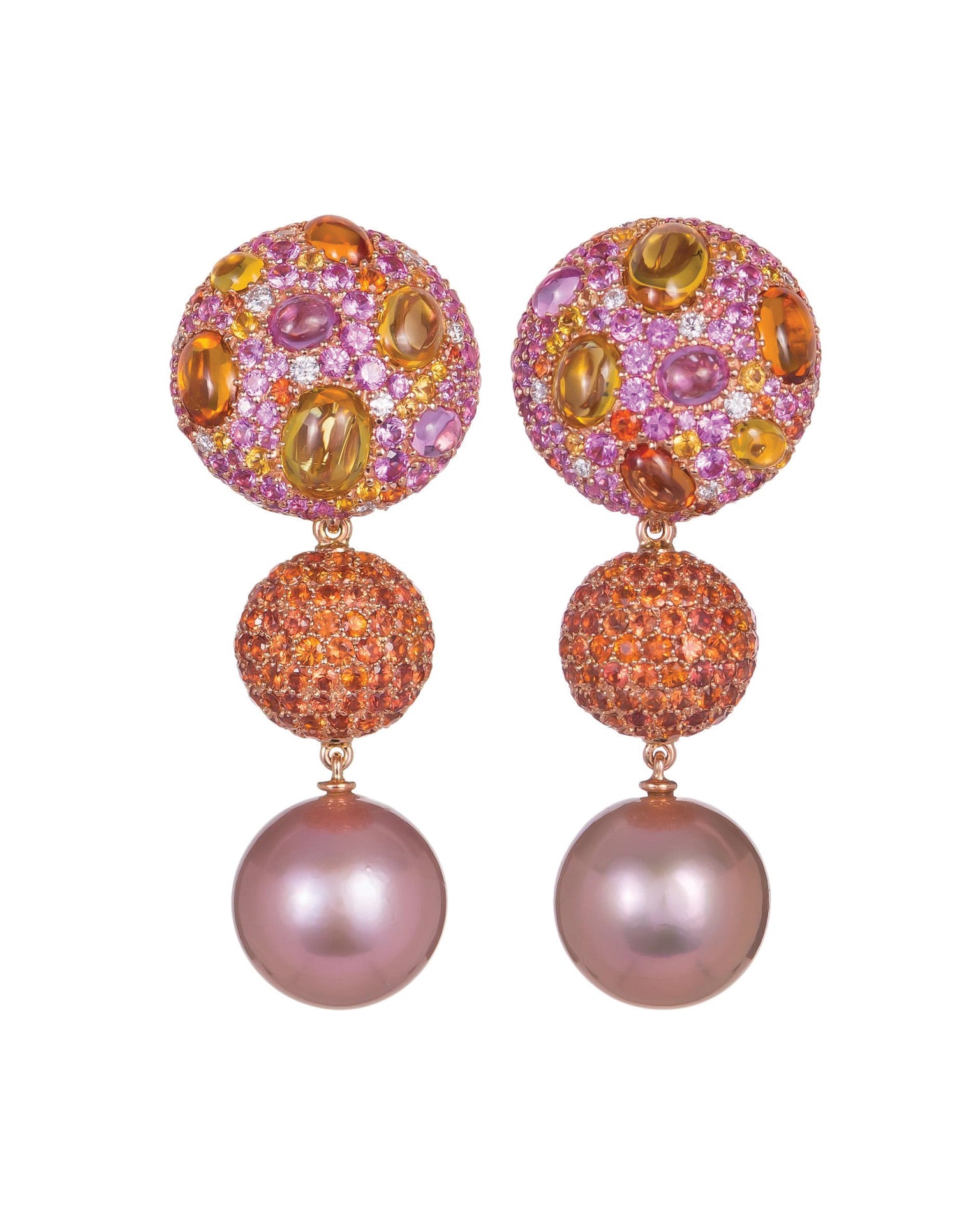 Cookie with Pearl Drop Earrings