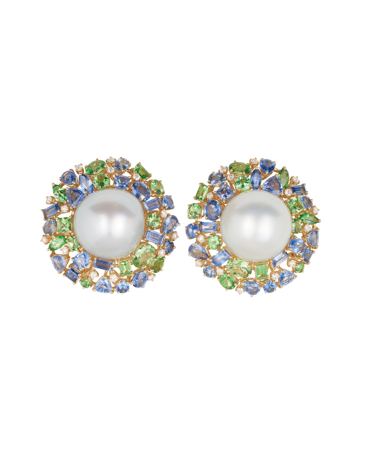 Swirl South Sea Pearl Earrings