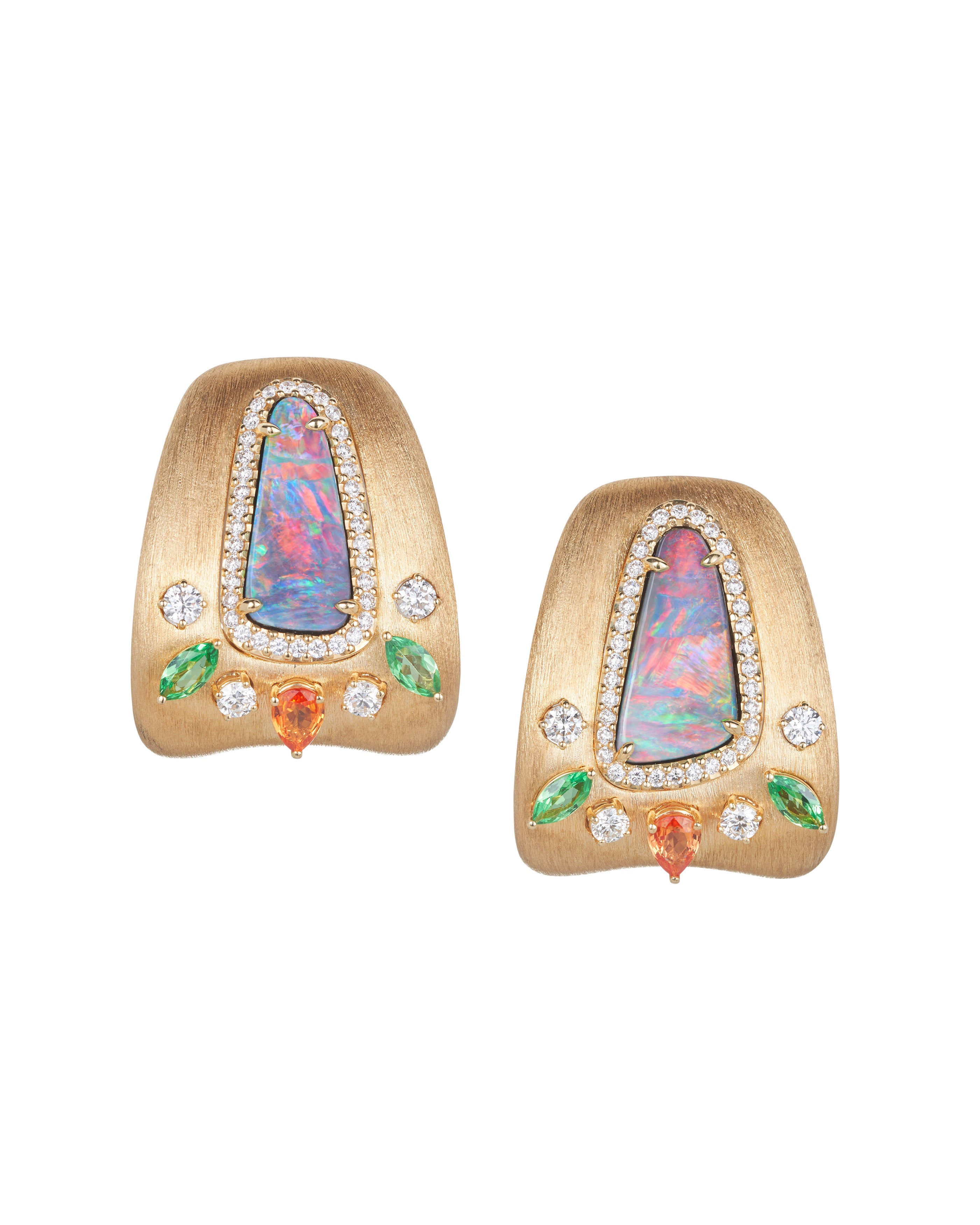 Azure Australian Opal Earrings
