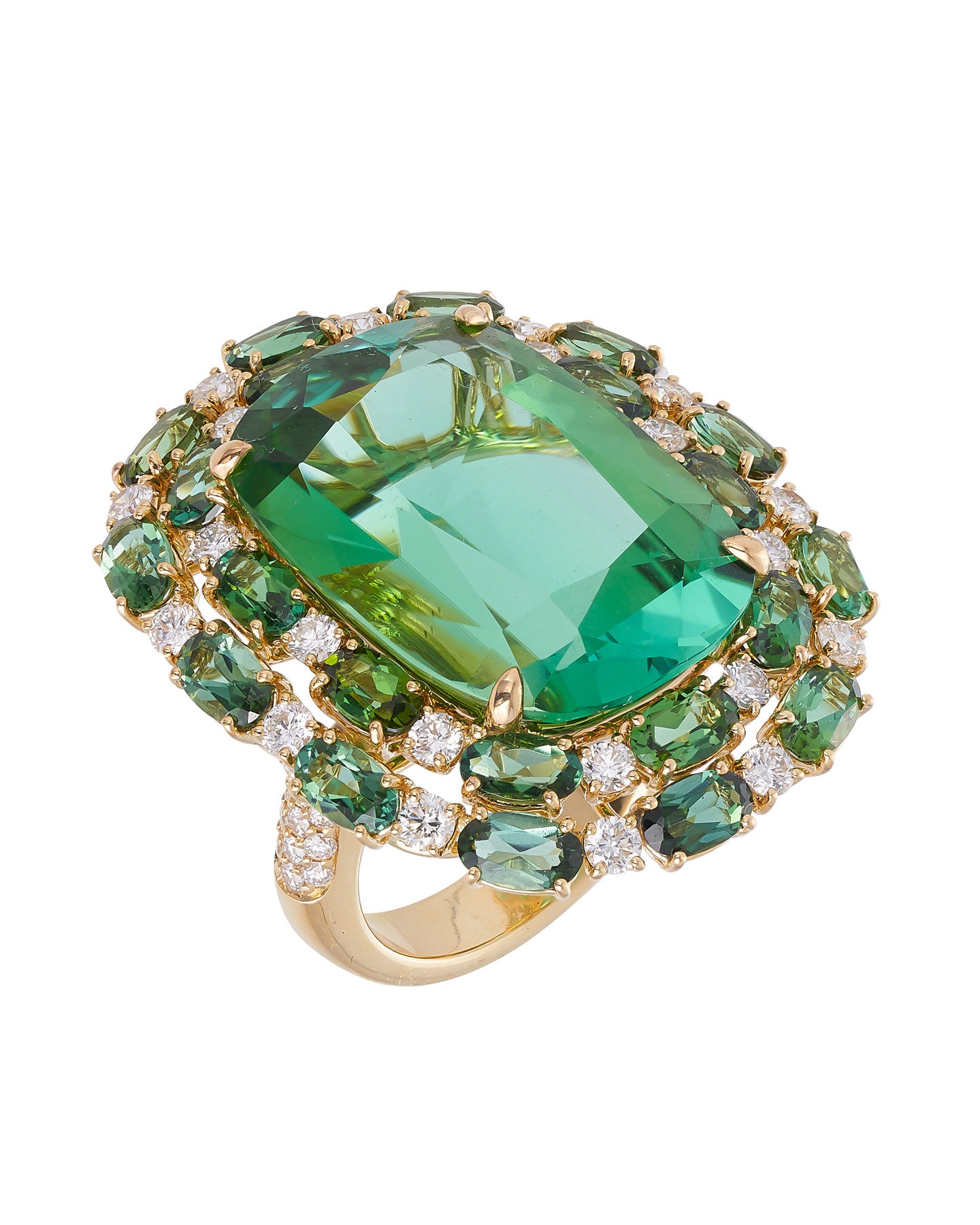 Green Tourmaline Ring