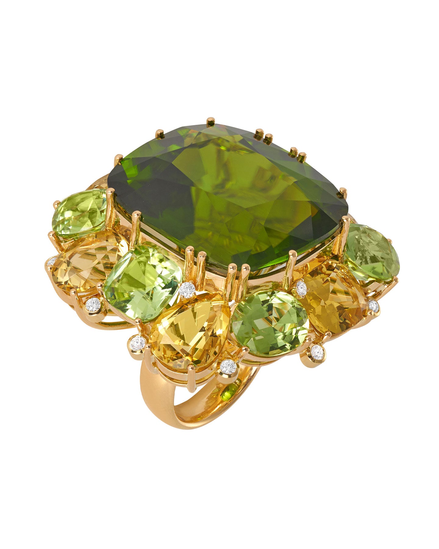 Palm Cove Peridot Ring