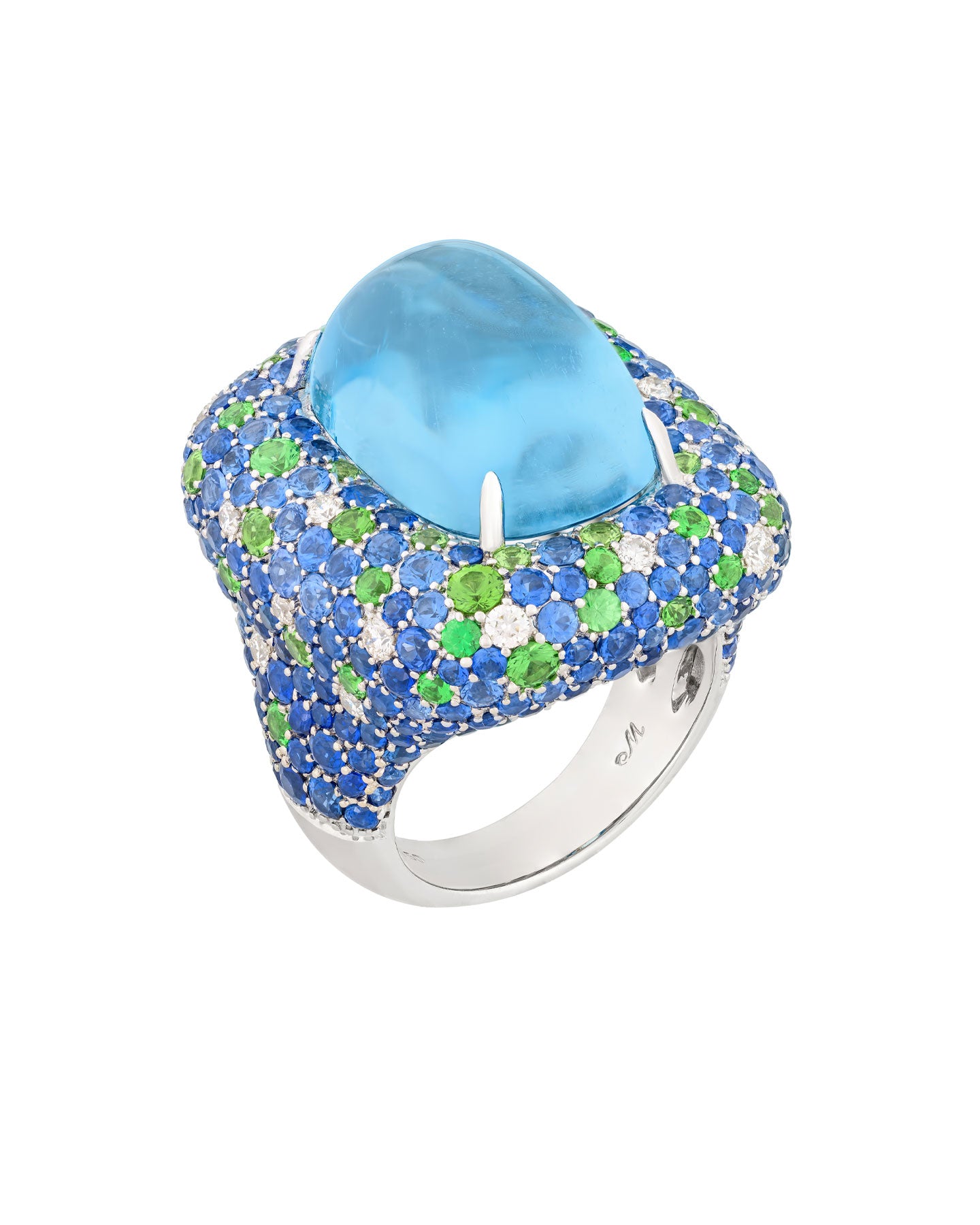 Marabella Sky Blue Topaz Ring