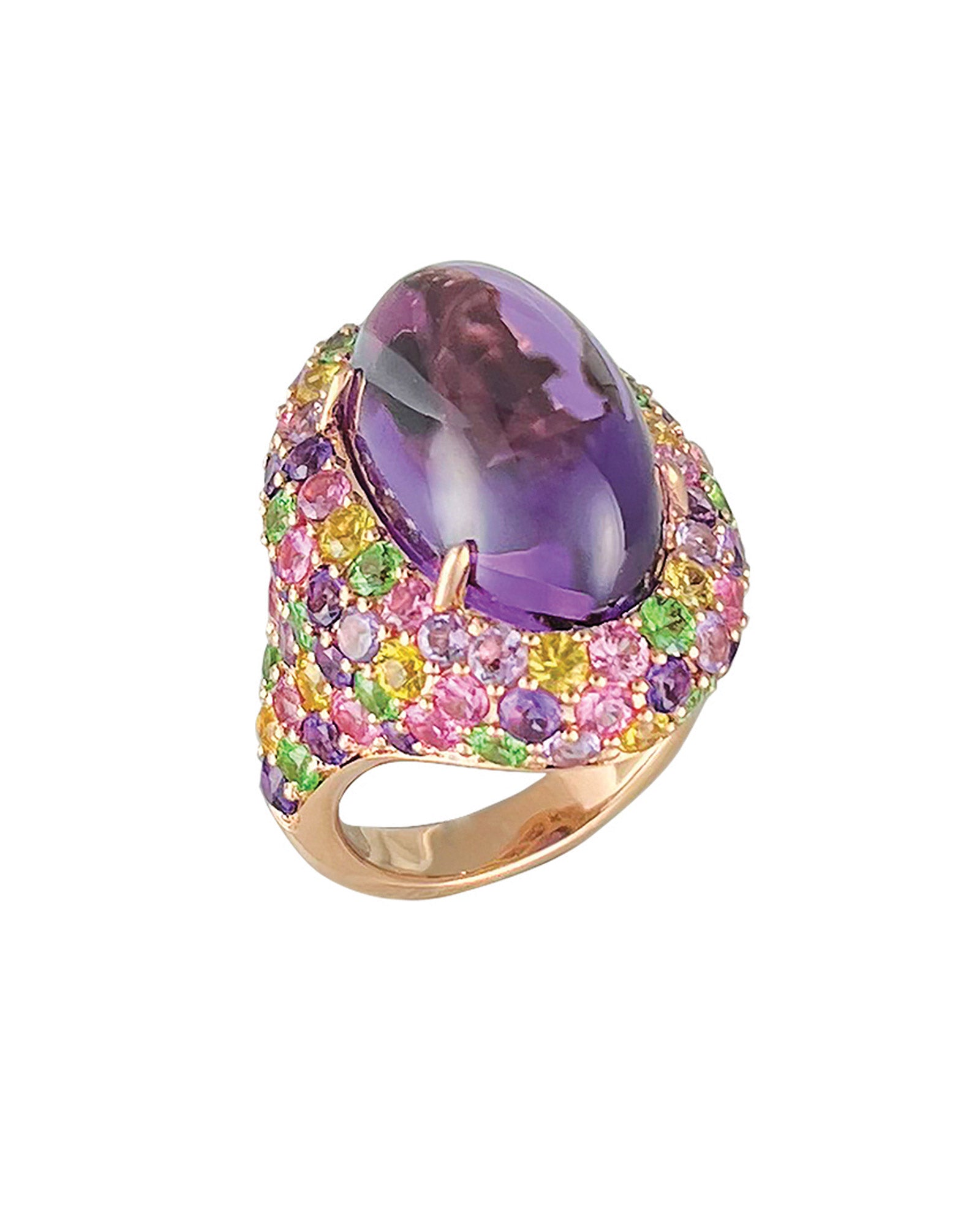 Oval Marabella Amethyst Ring