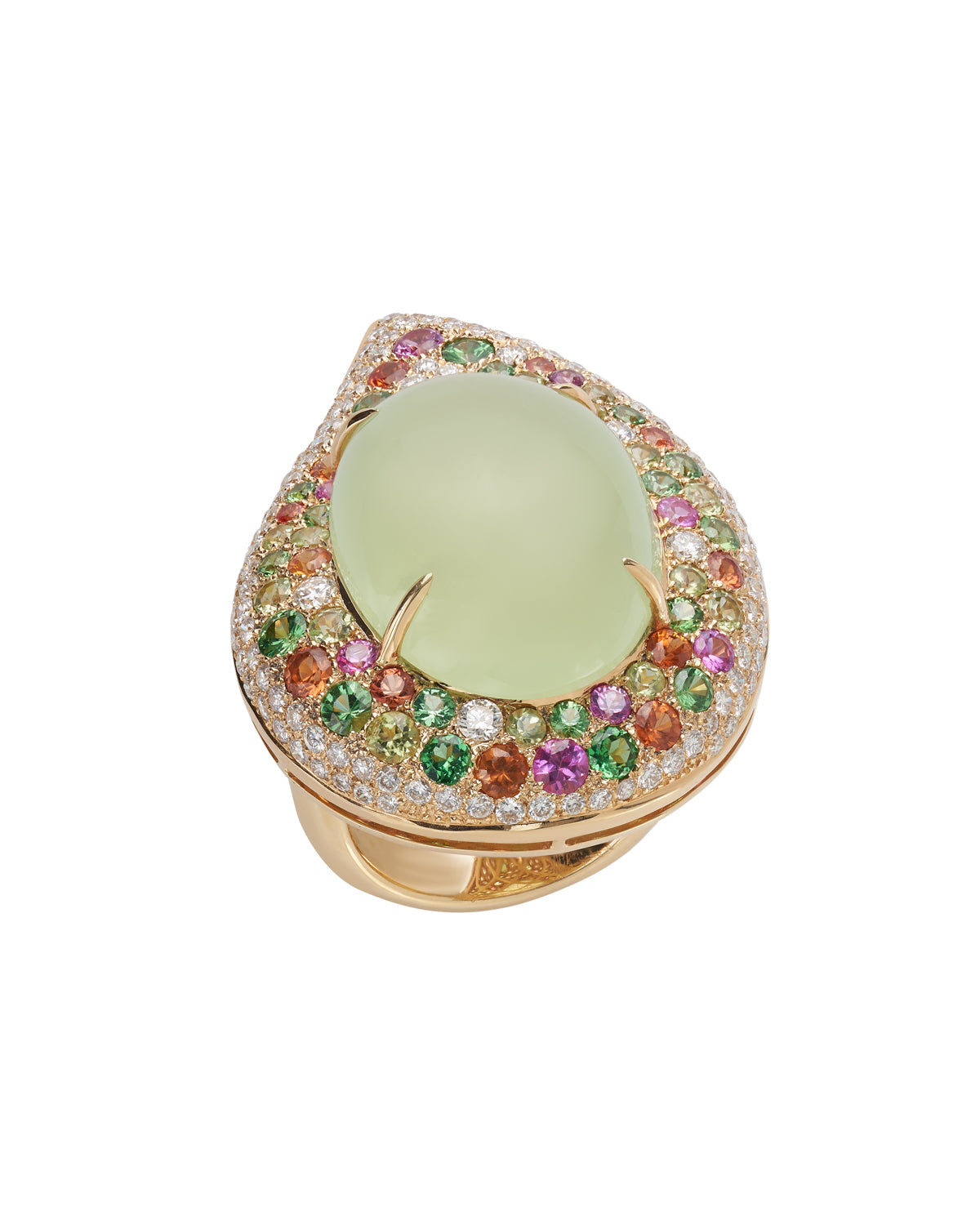 Prenite Teardrop Ring