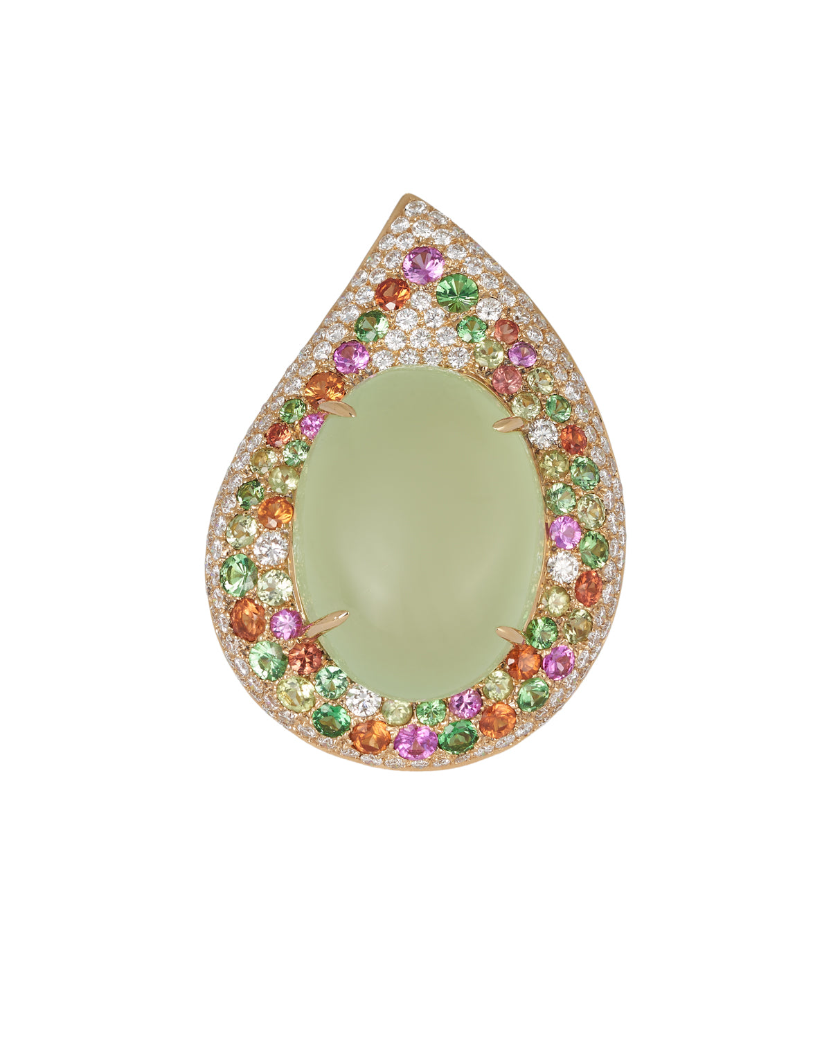 Prenite Teardrop Ring