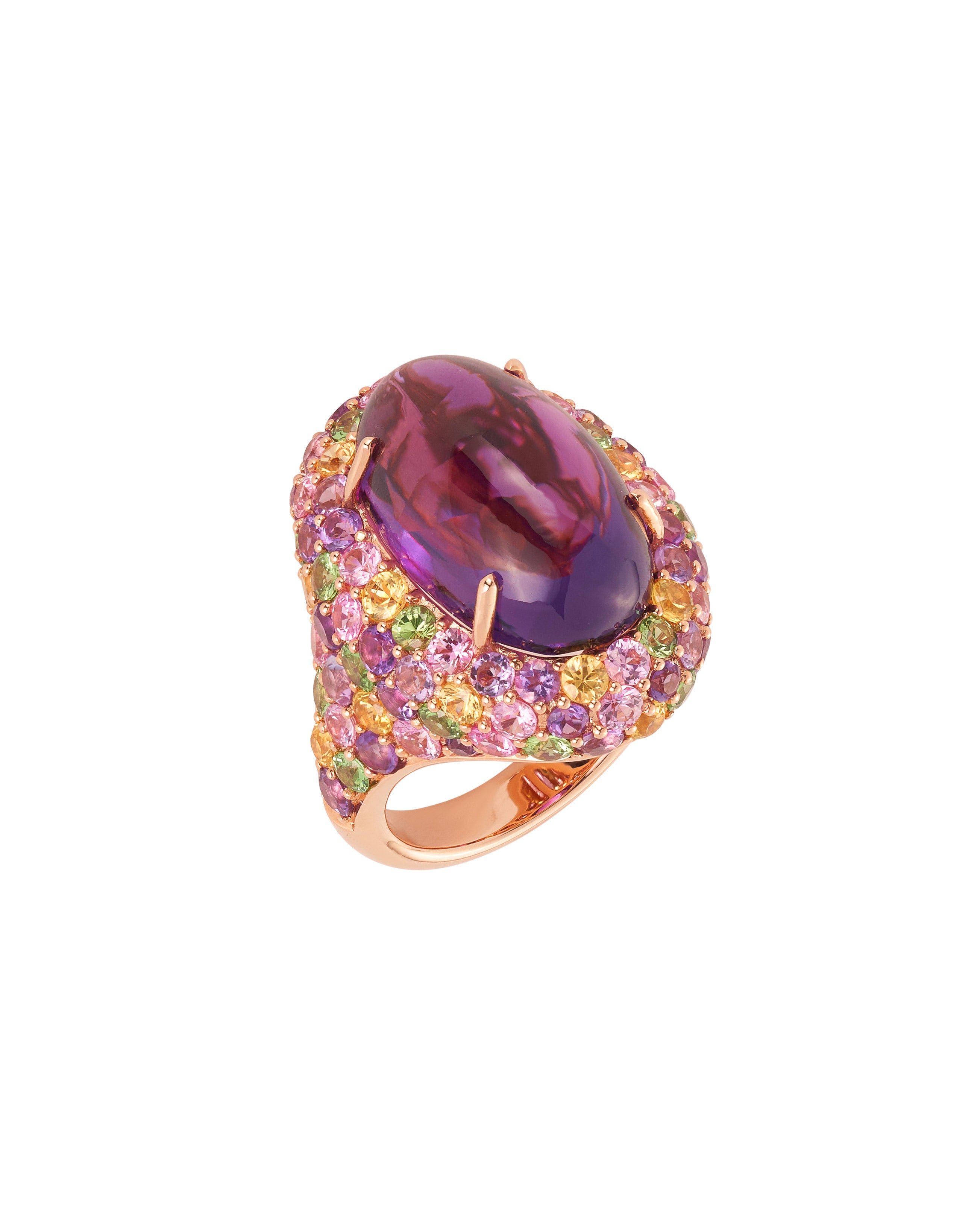 Marabella Oval Amethyst Ring