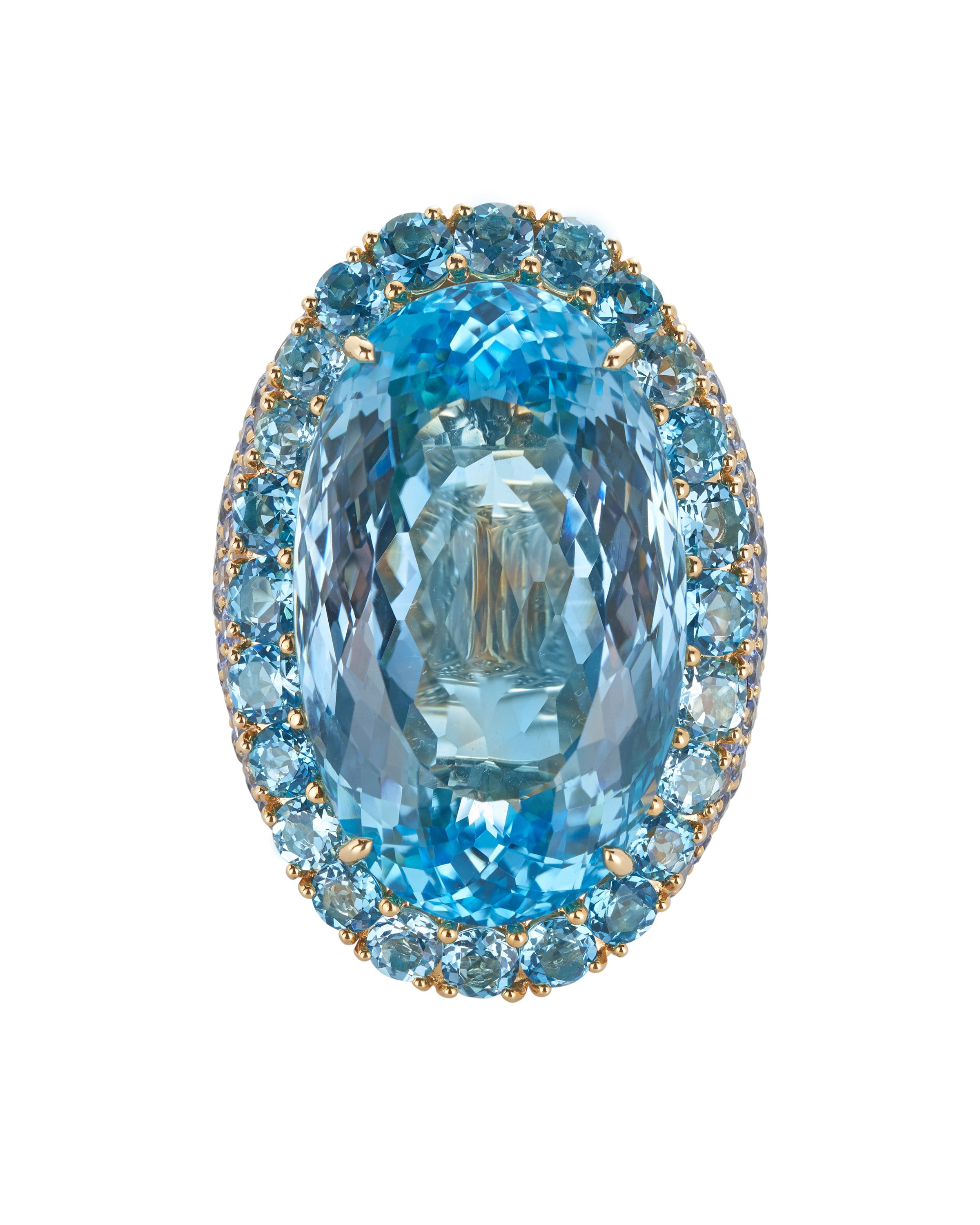 Meridian Swiss Blue Topaz Ring