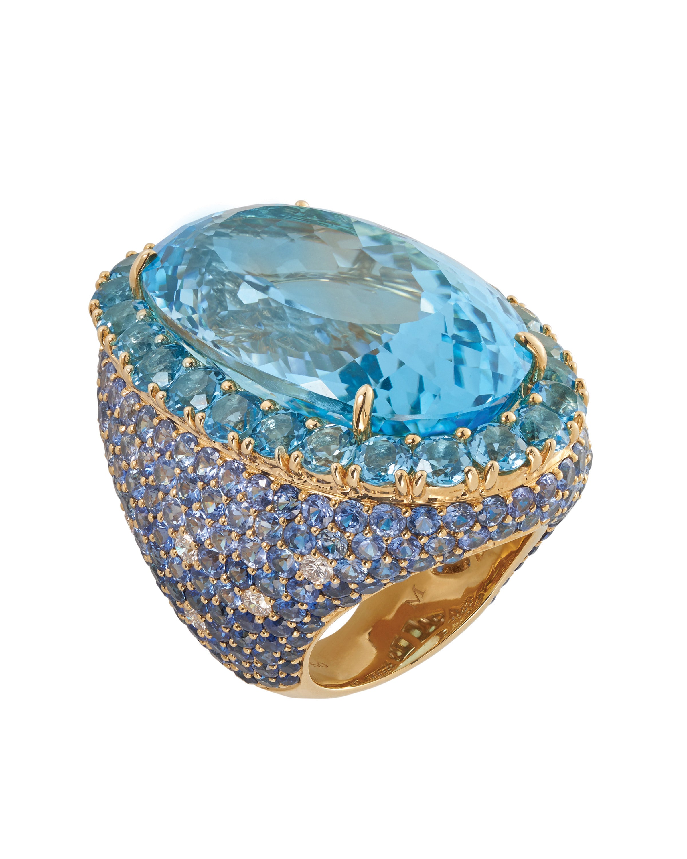 Meridian Swiss Blue Topaz Ring