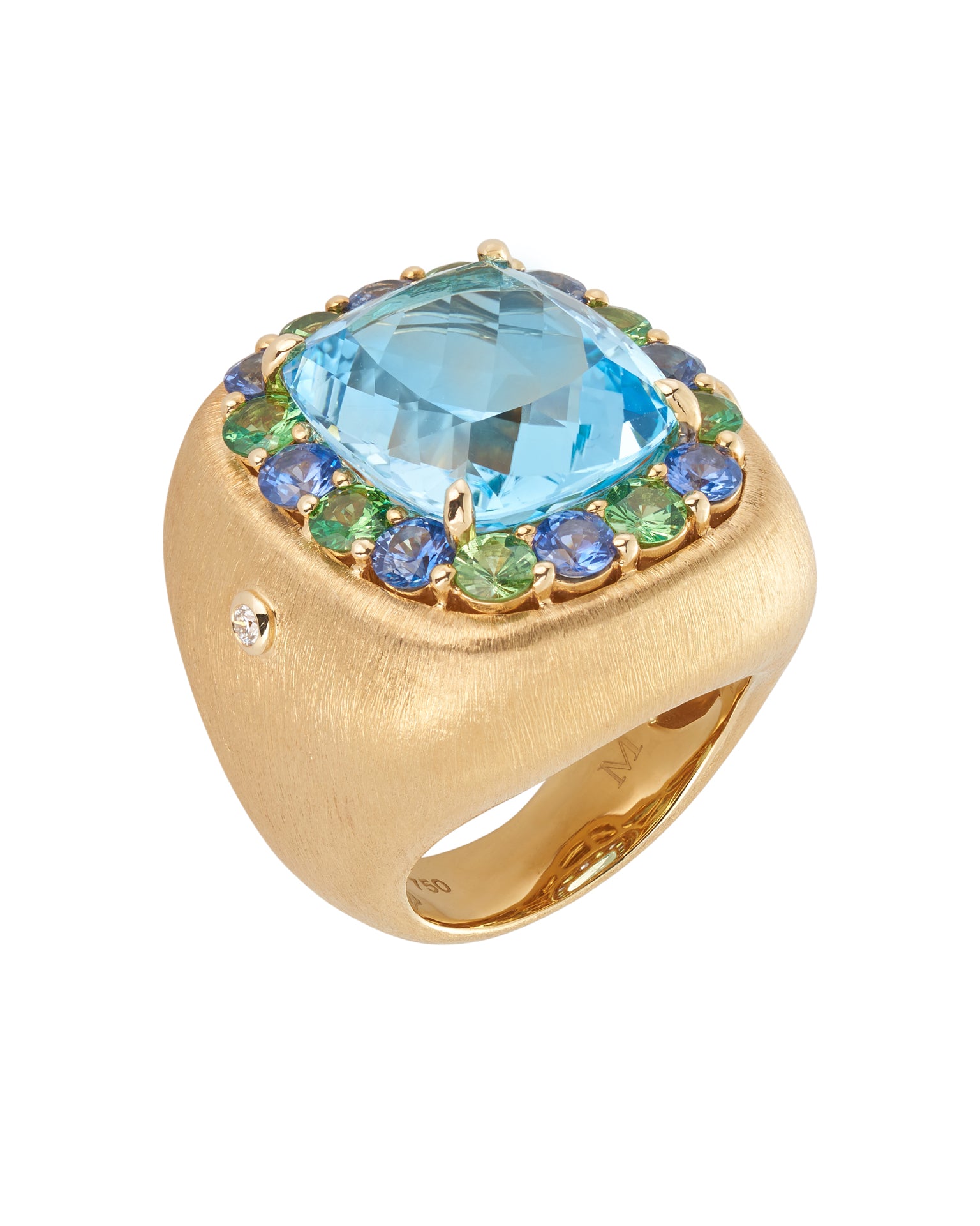 Oasis Sky Blue Topaz Ring