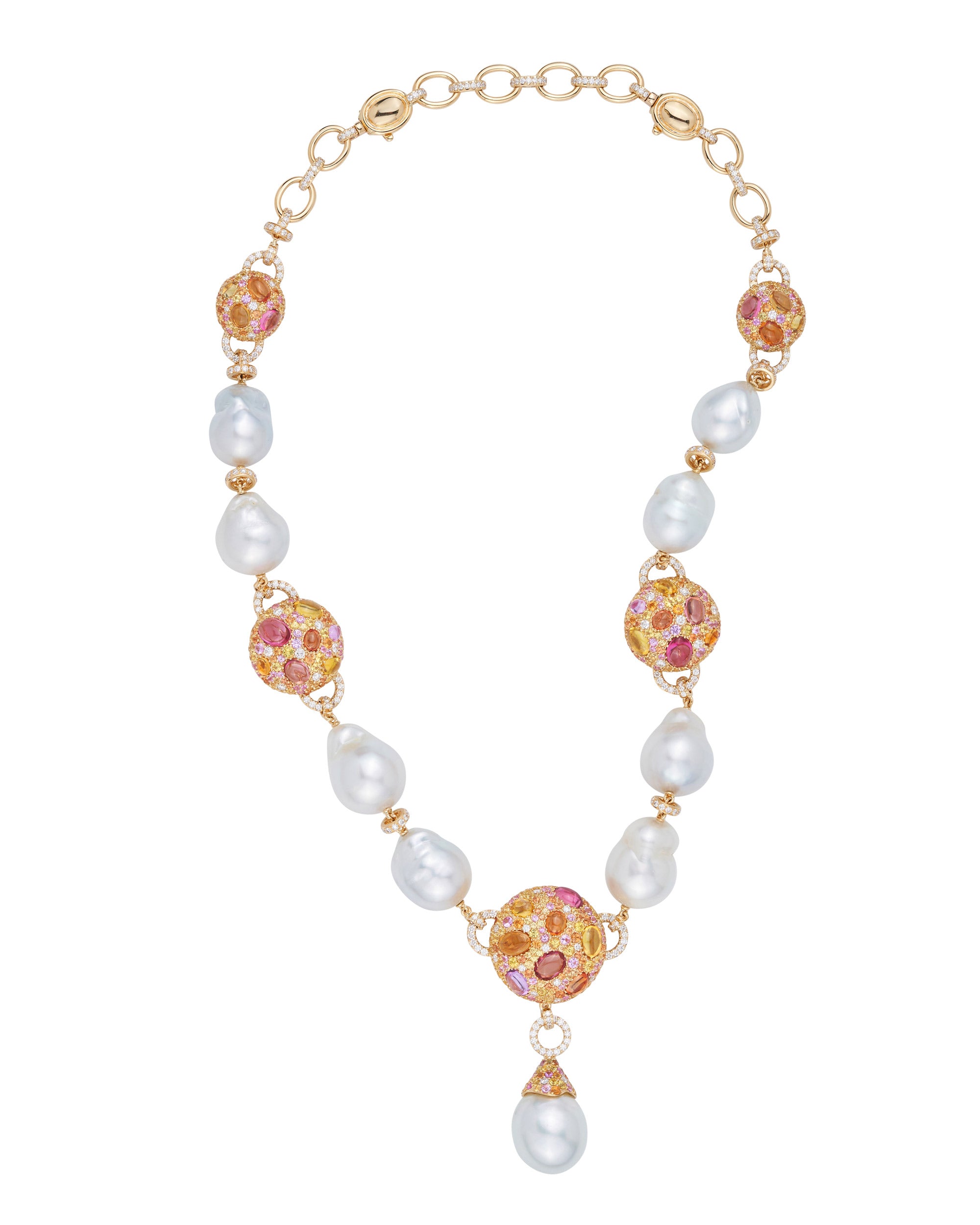 Yellow Cookie and Pearl Collier