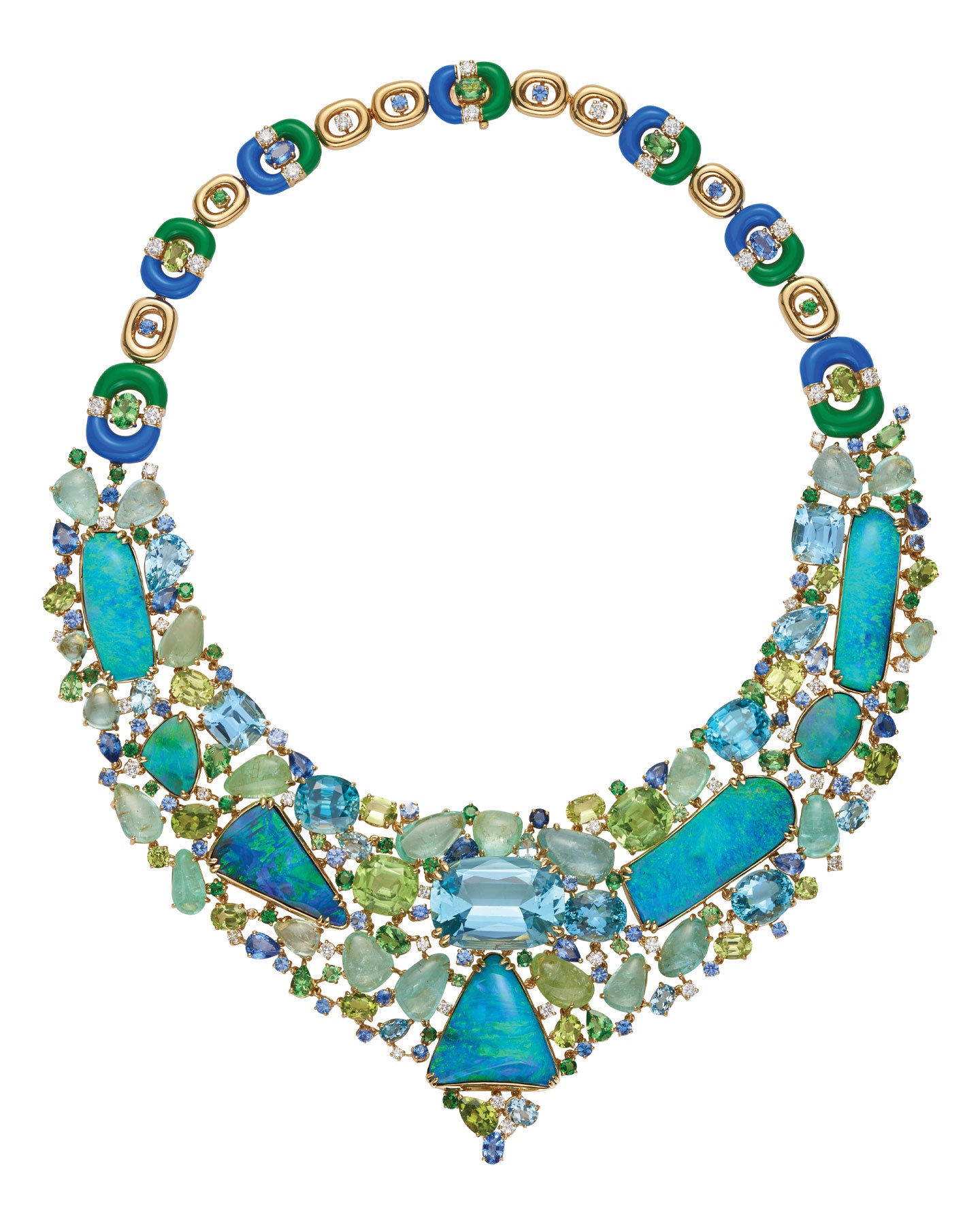 Paraiba Reef Opal Collier
