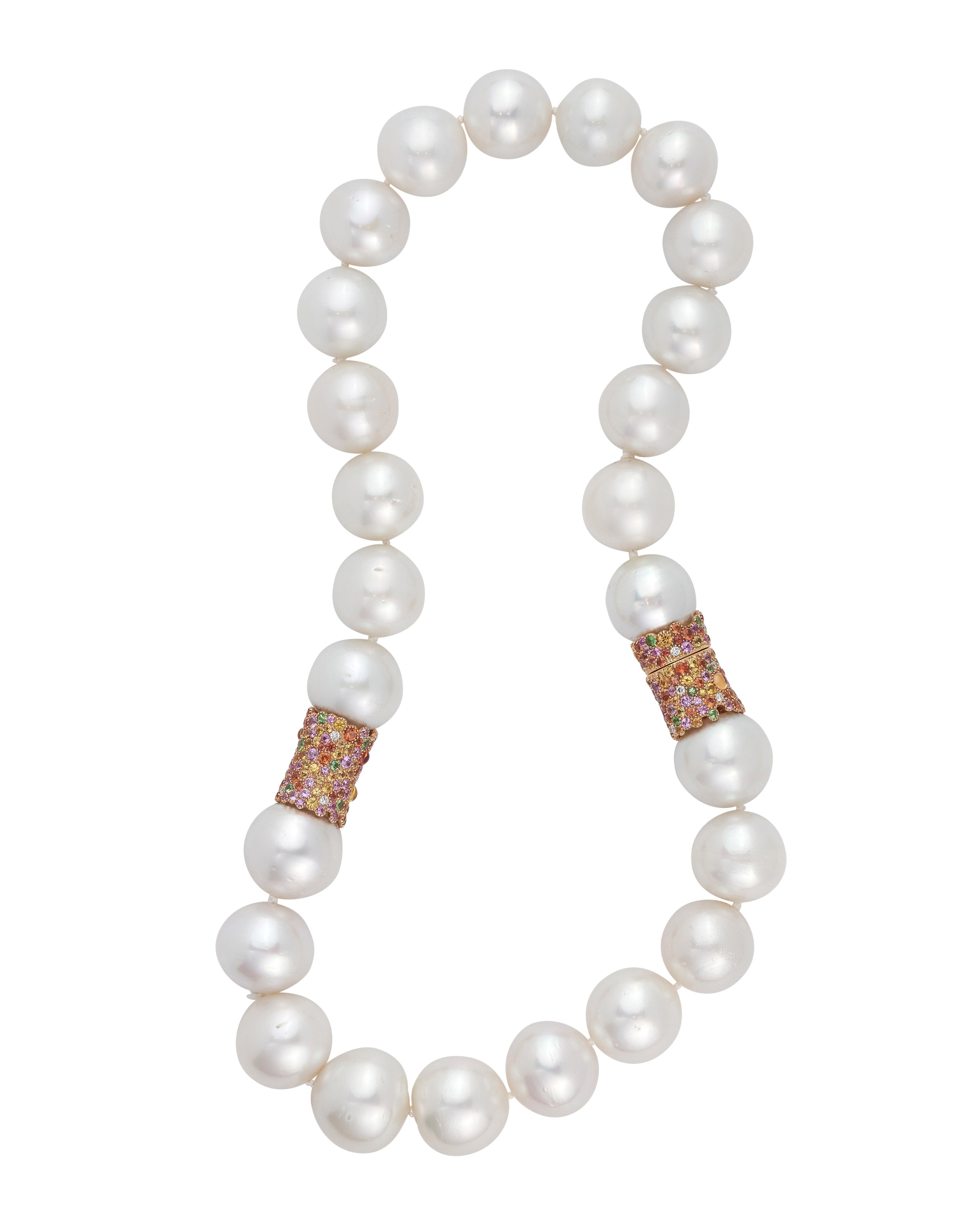 Australian South Sea Pearl and Gemstone Strand