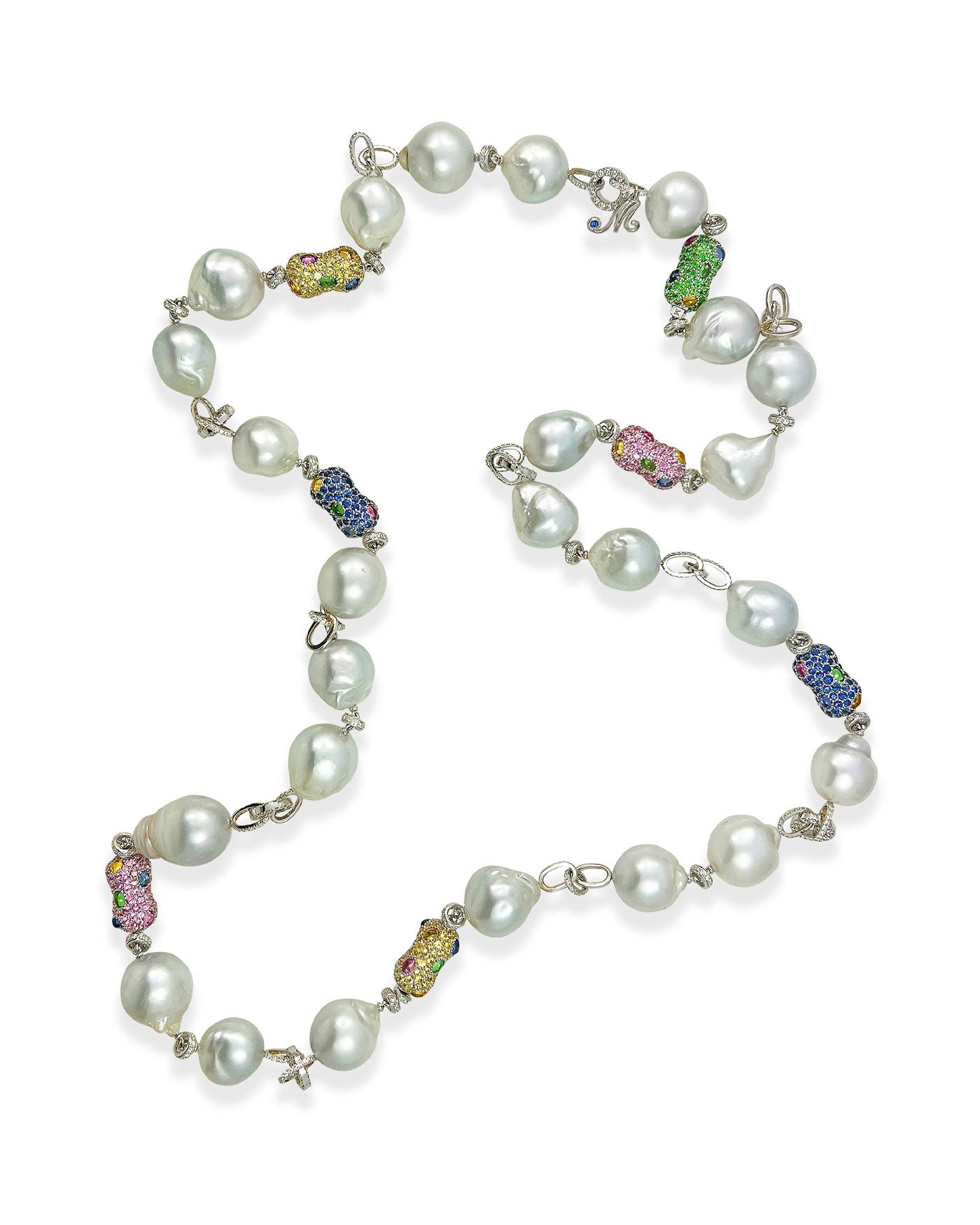 Tribal Chic Pearl Necklace 2