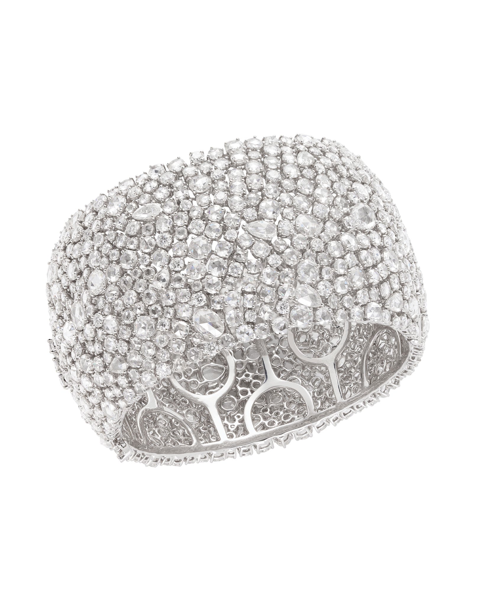 Rose Diamond Cuff