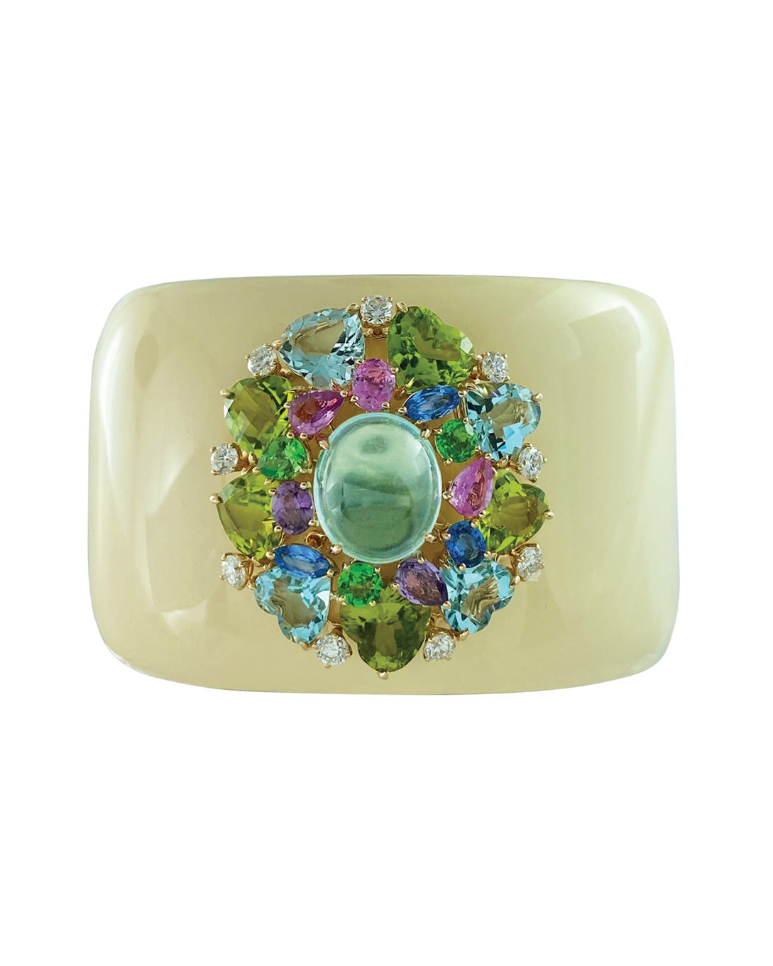 Droplet Aquamarine Cuff