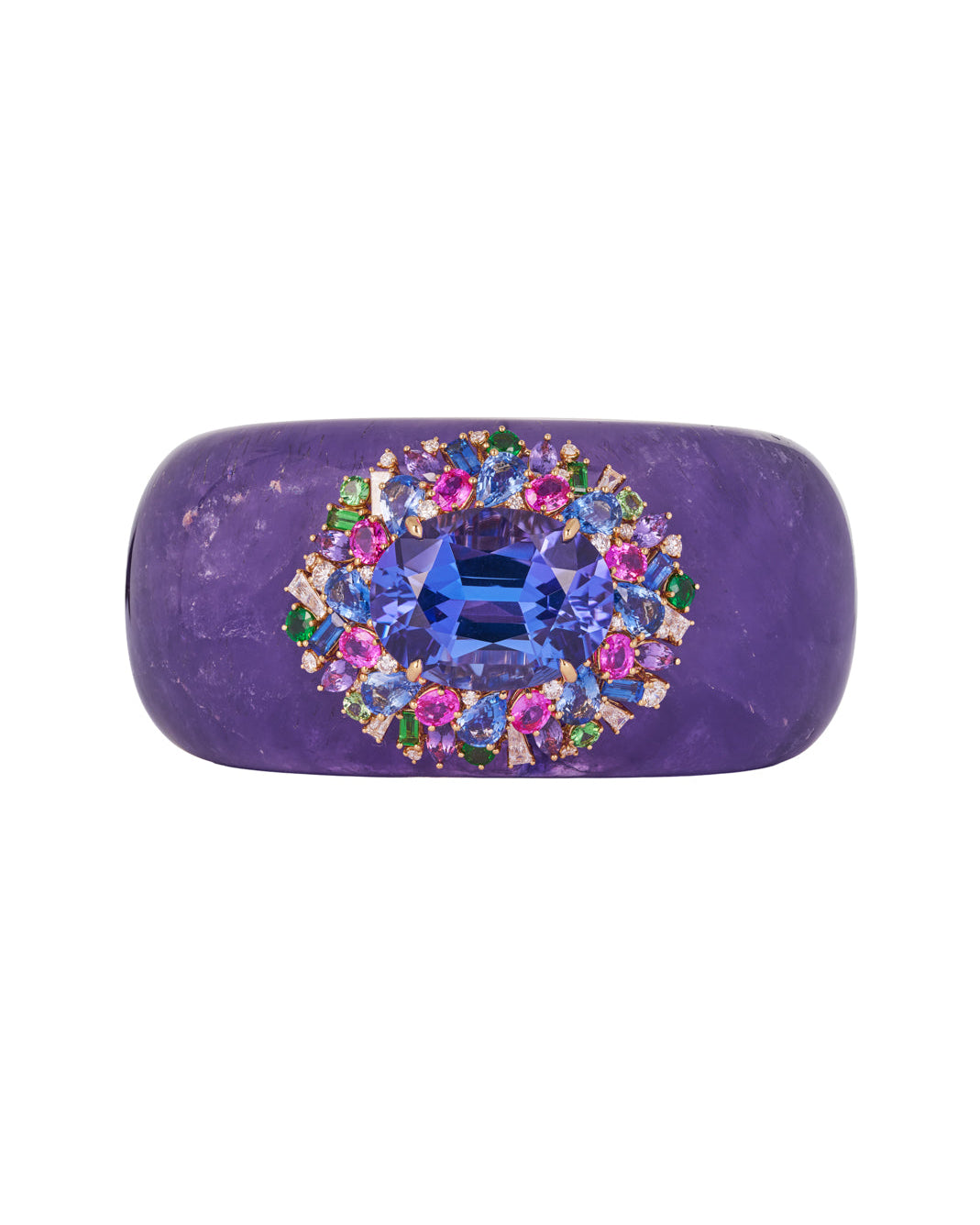 Coral Cay Tanzanite & Amethyst Cuff