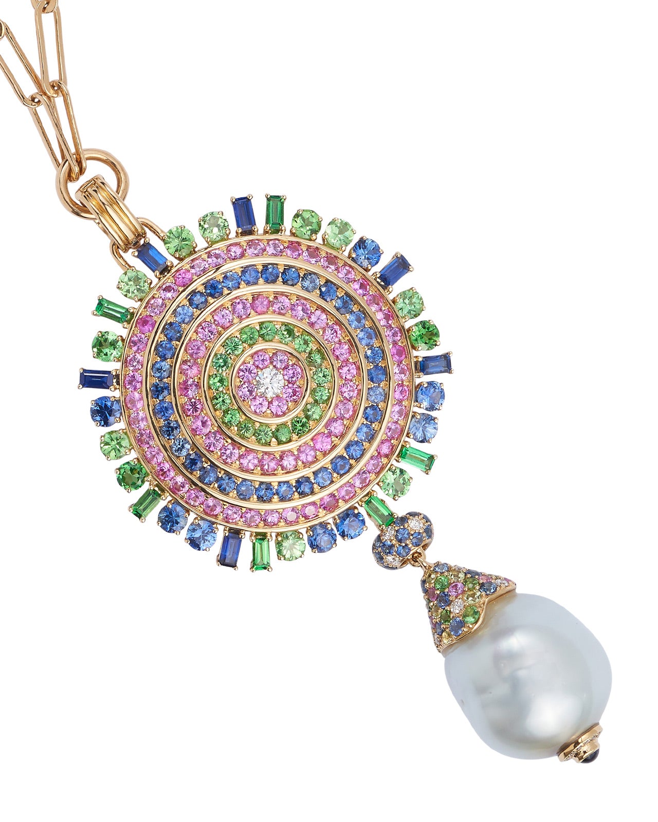 Circle of Life Pearl Drop Pendant