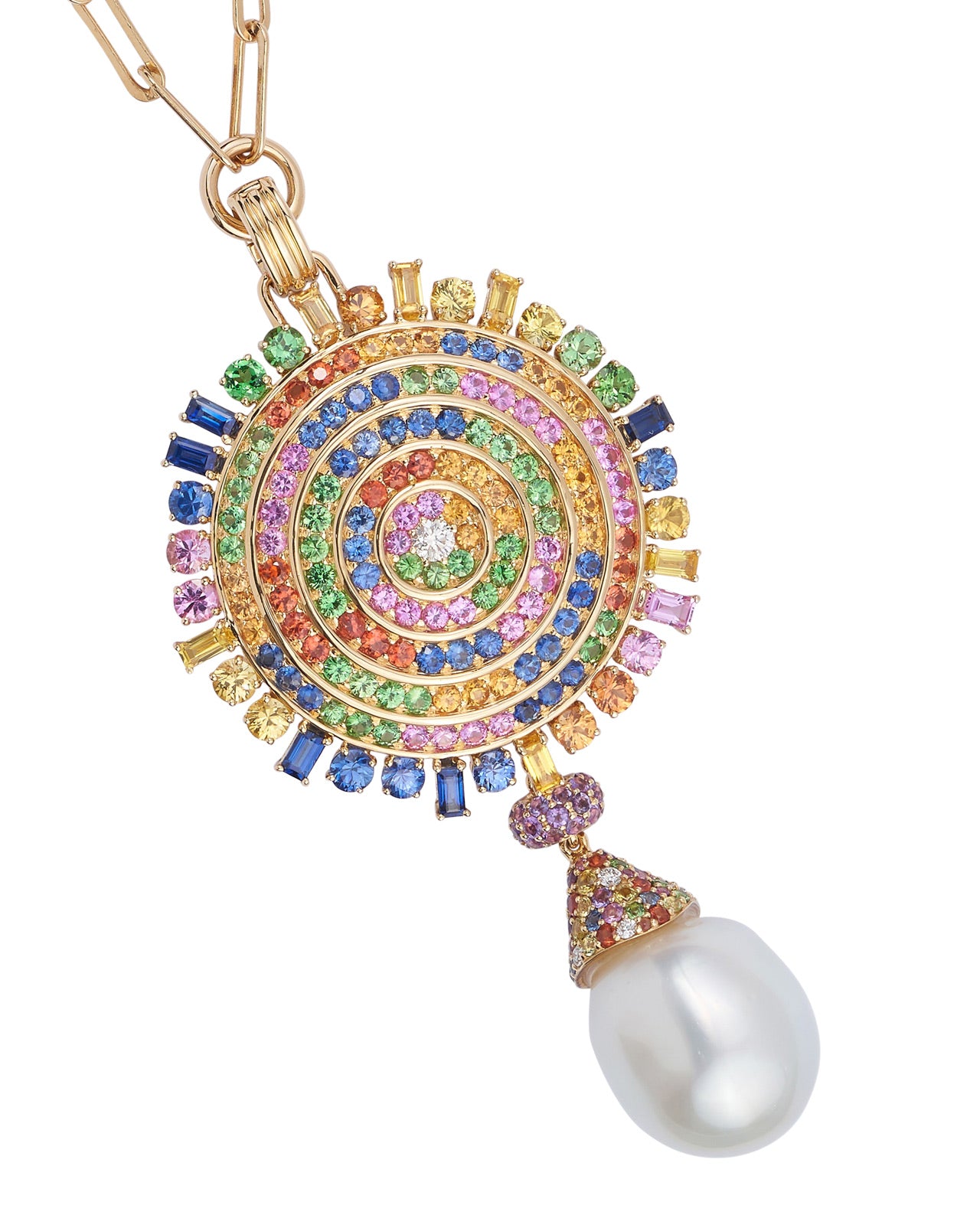 Circle of Life Pearl Drop Pendant