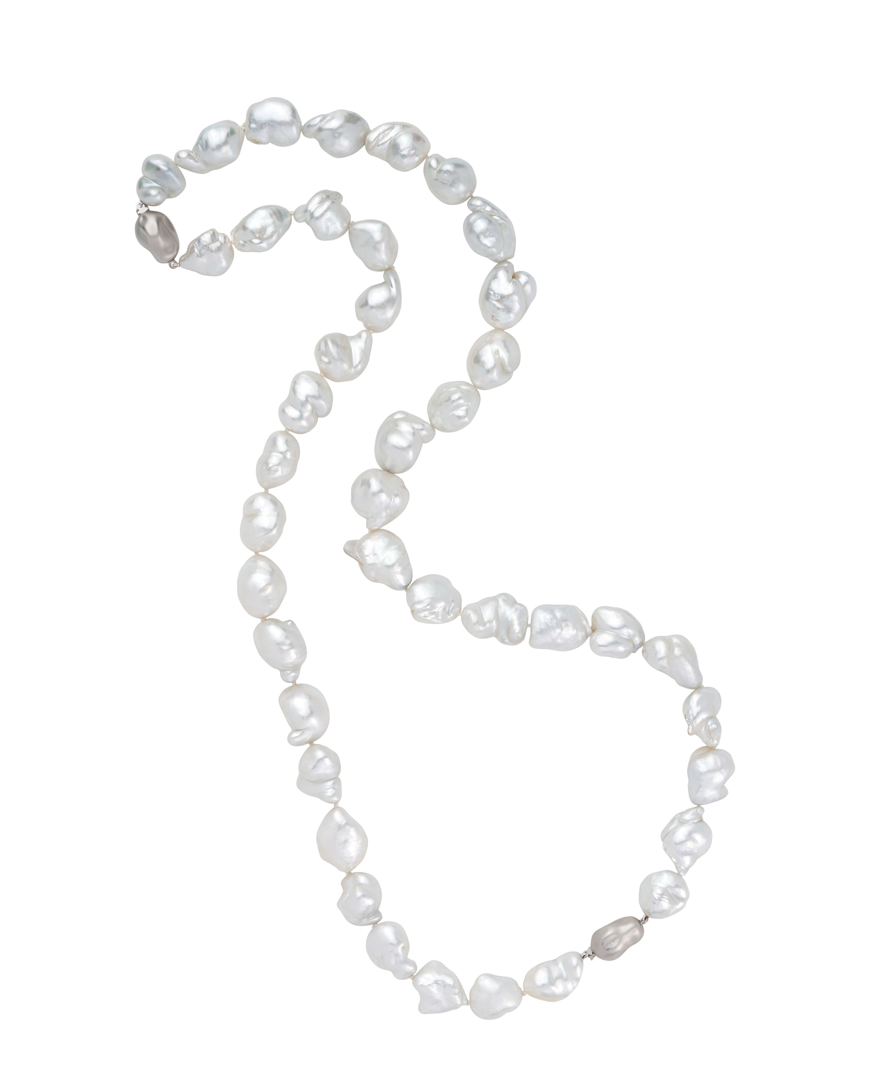 Keshi Pearl Double Strand