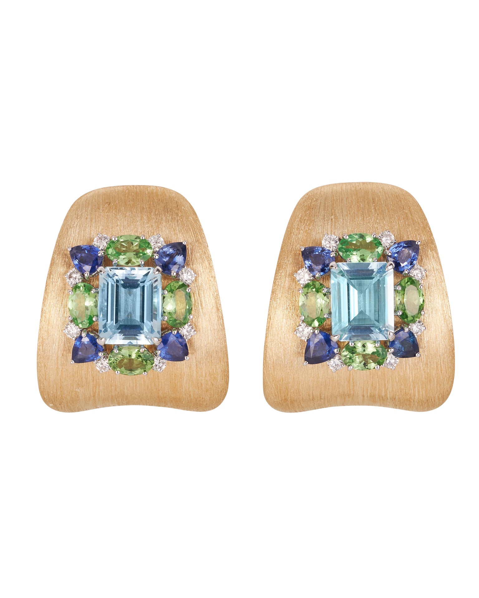 Azure Aquamarine Earrings