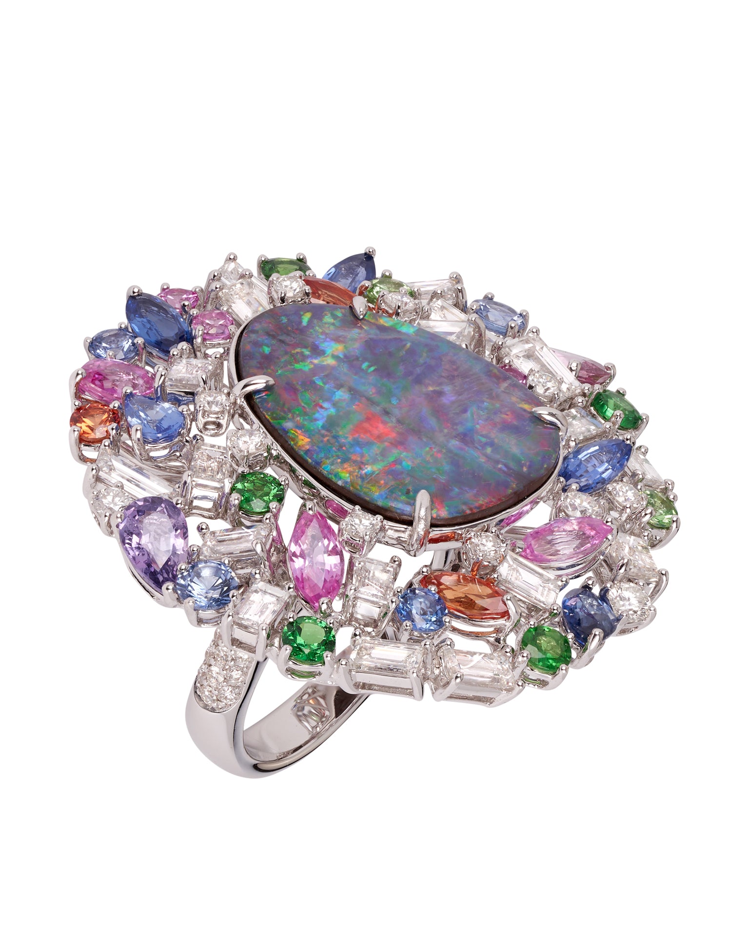 Nebula Australian Opal Ring