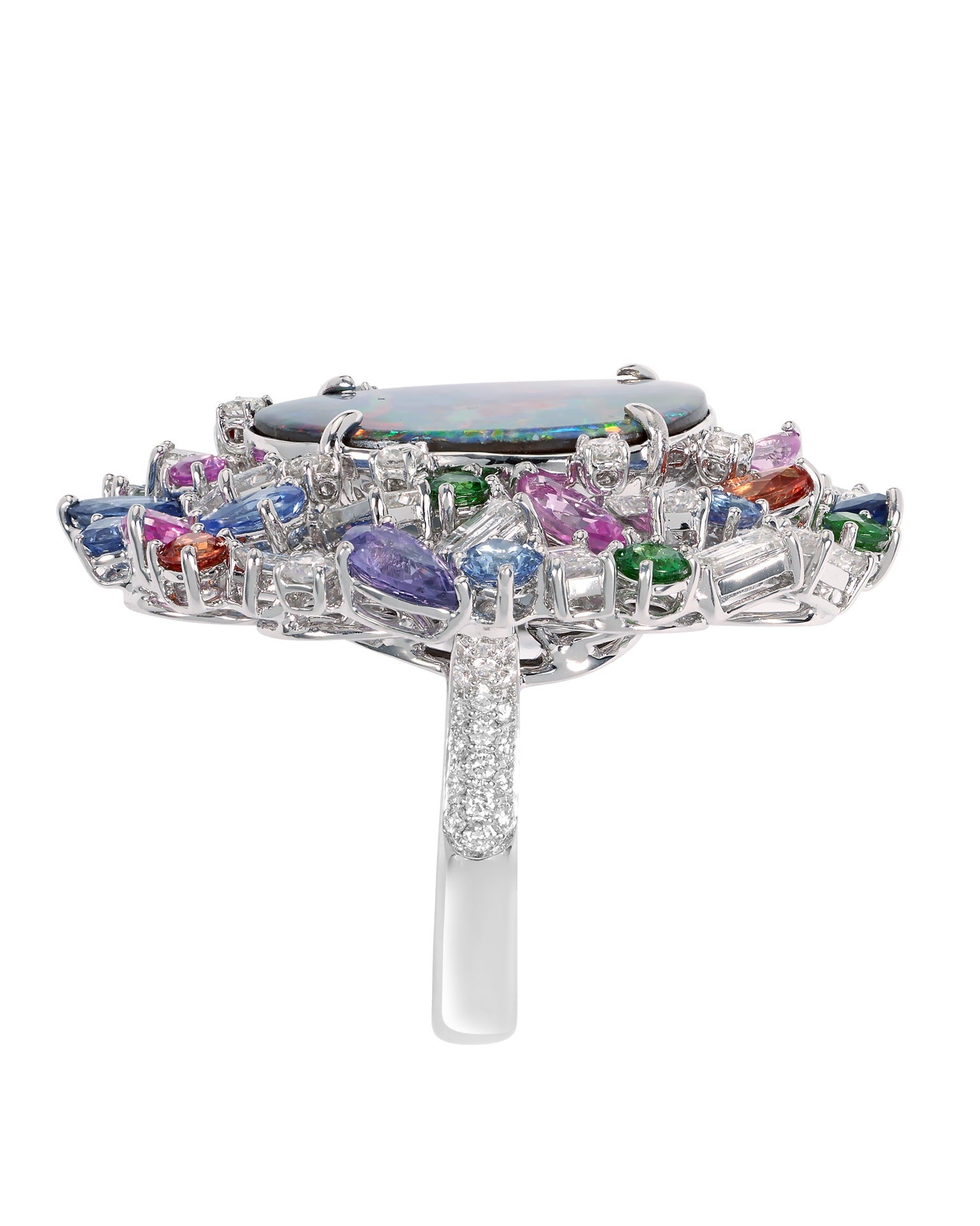 Stargaze Australian Opal Ring