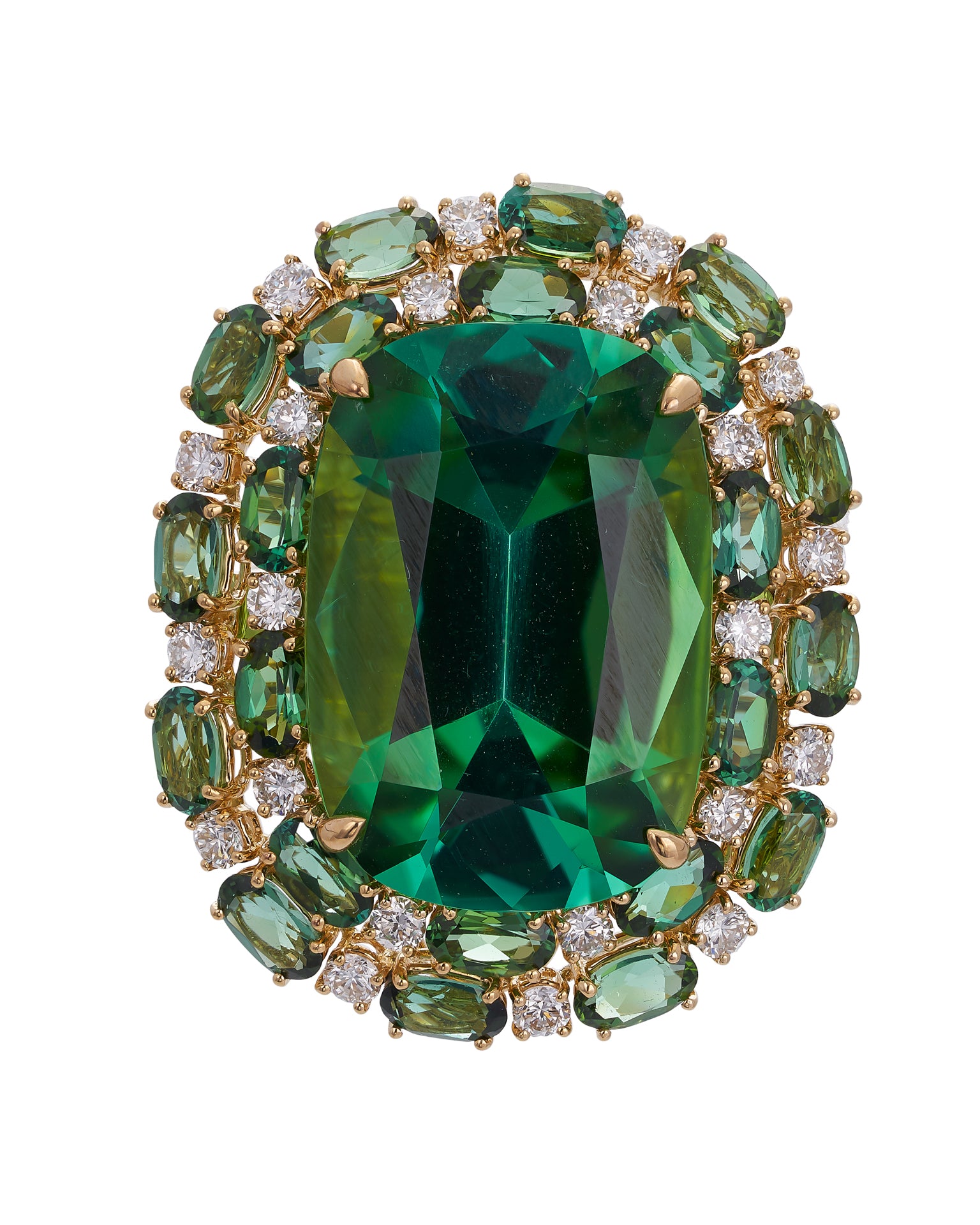 Green Tourmaline Ring