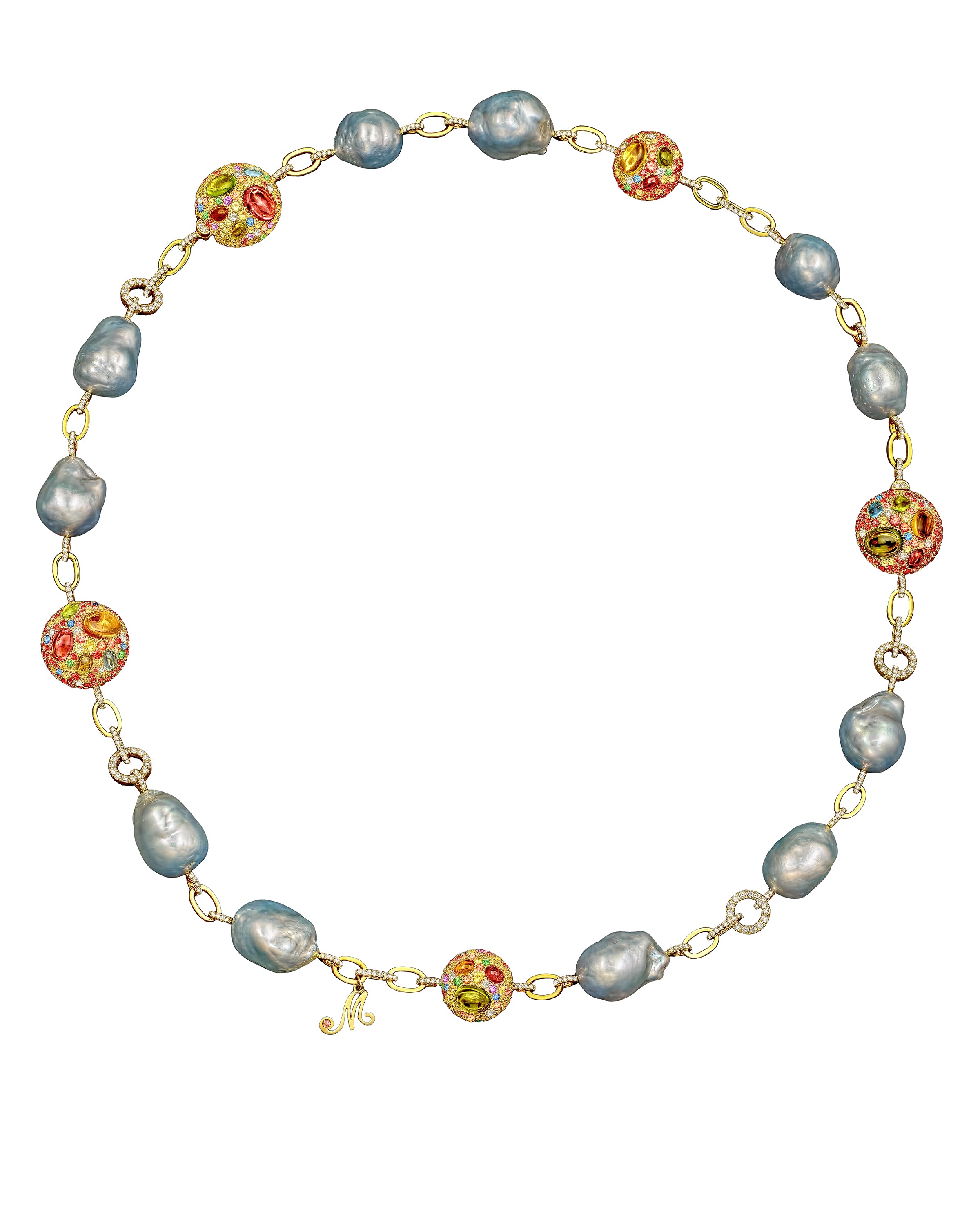 South Sea Pearl Cookie Necklace