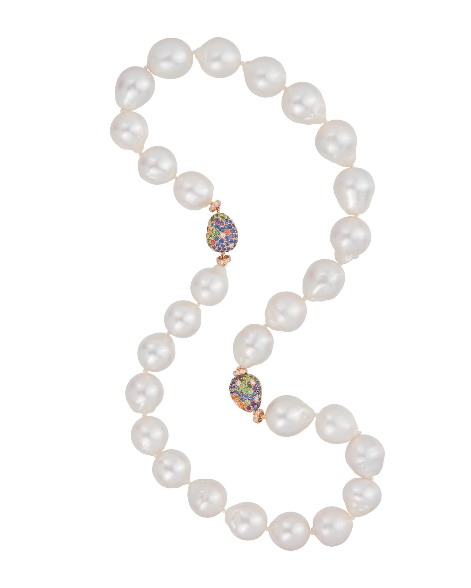 Australian South Sea Pearl Pebble Strand