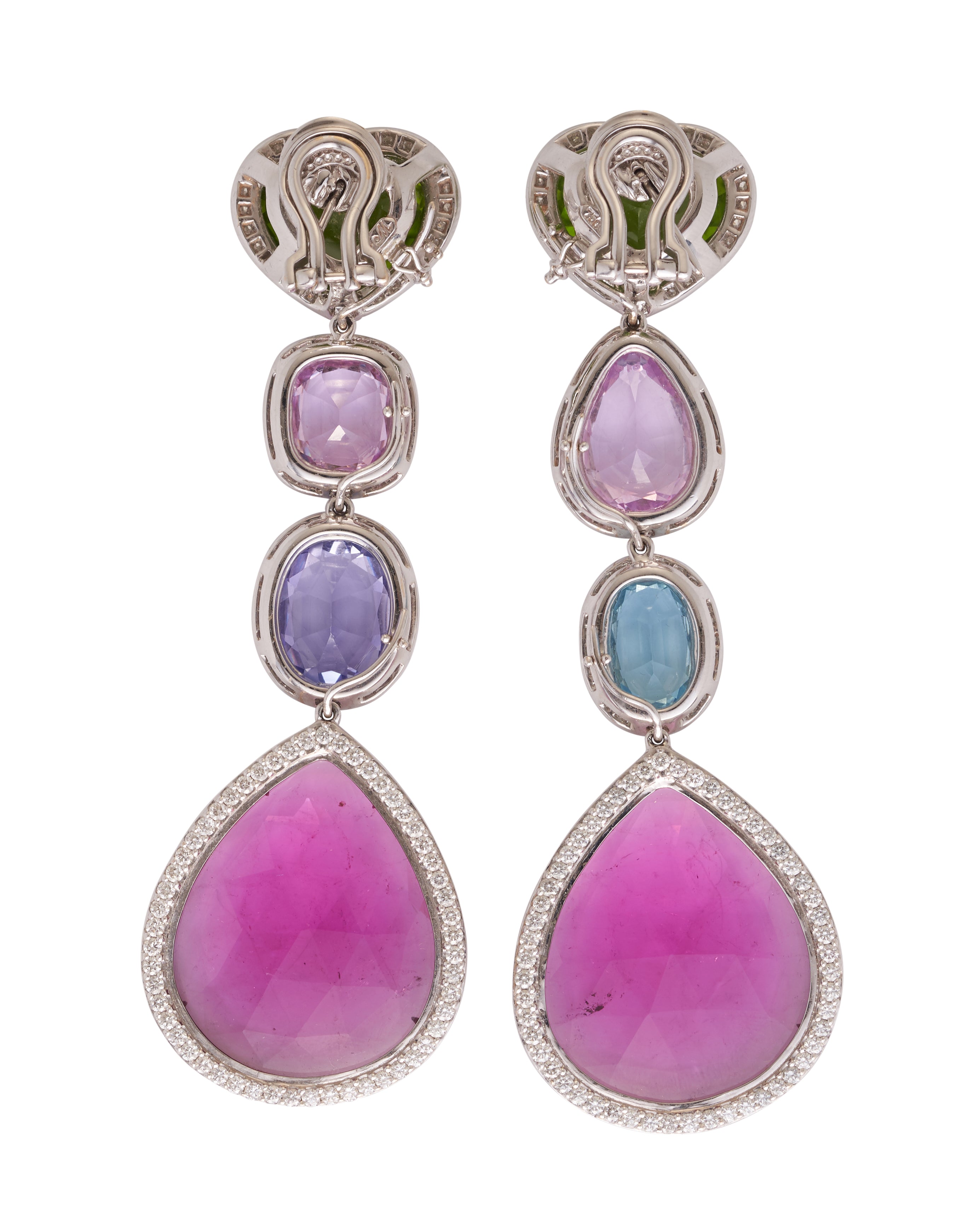 Empress Rubellite Earrings
