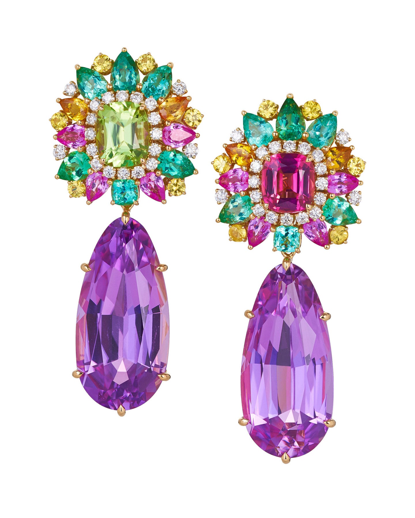 Lavender Haze Kunzite Earrings