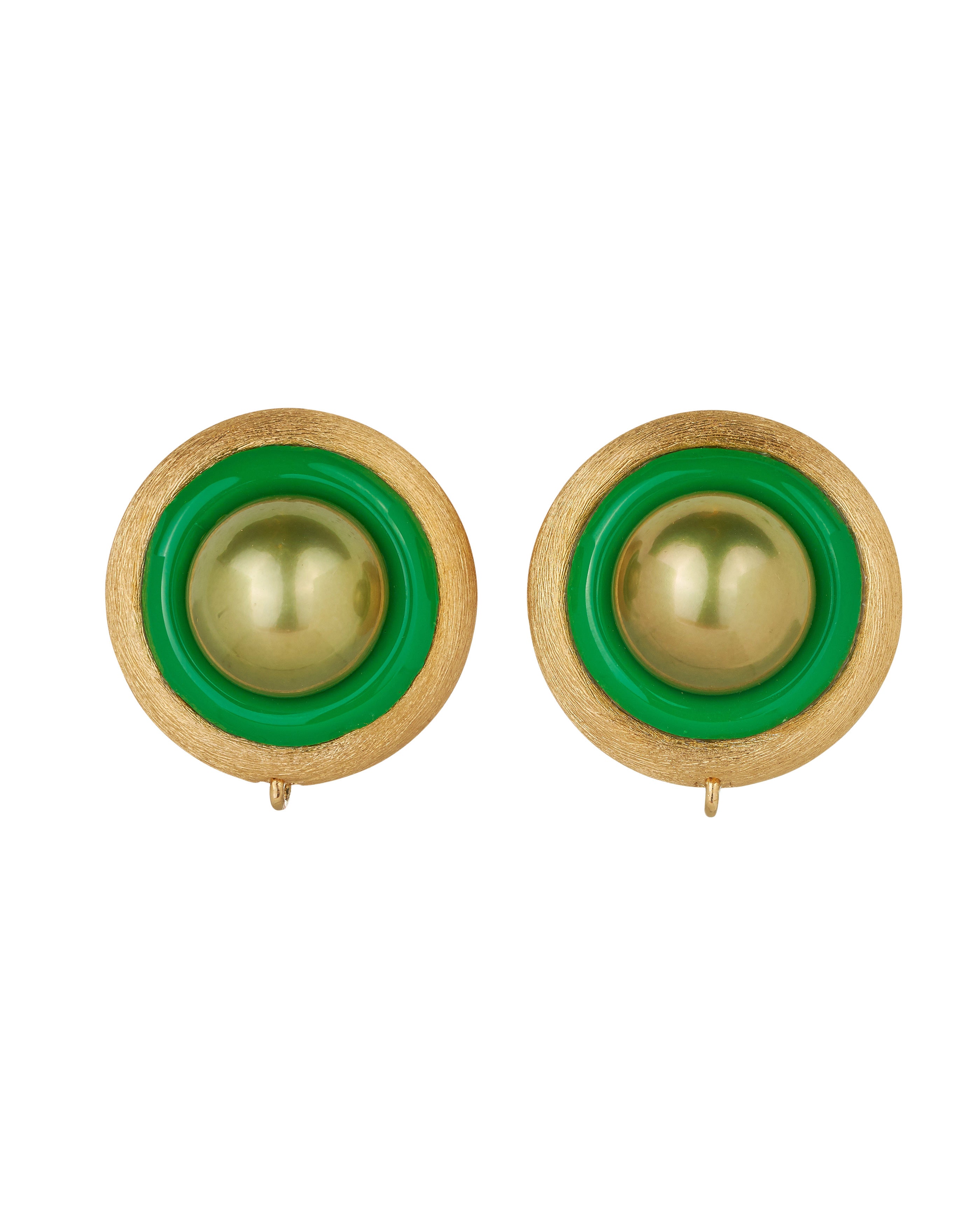 Green Bubblegum Earrings