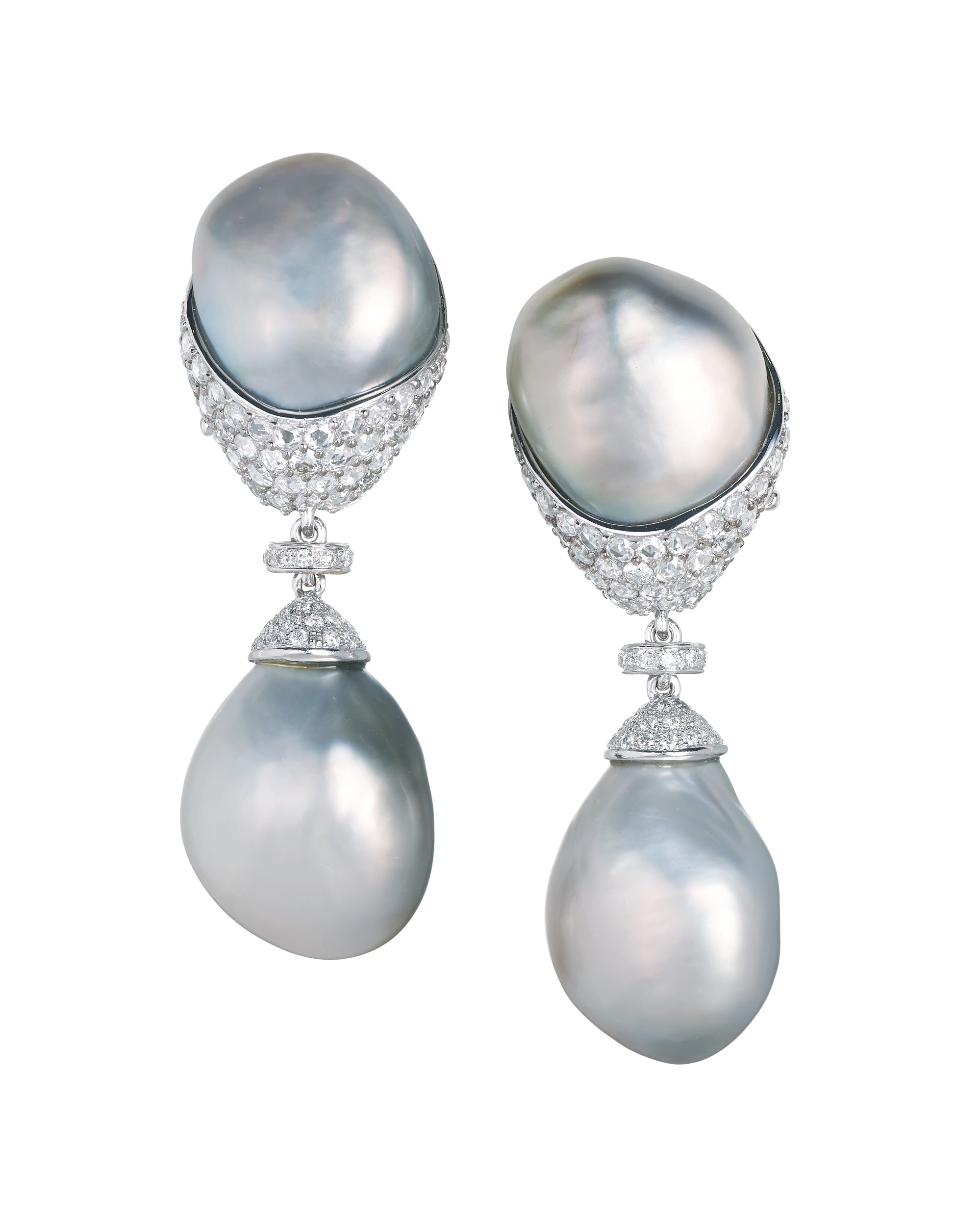 Tahitian Pearl Drop Earrings
