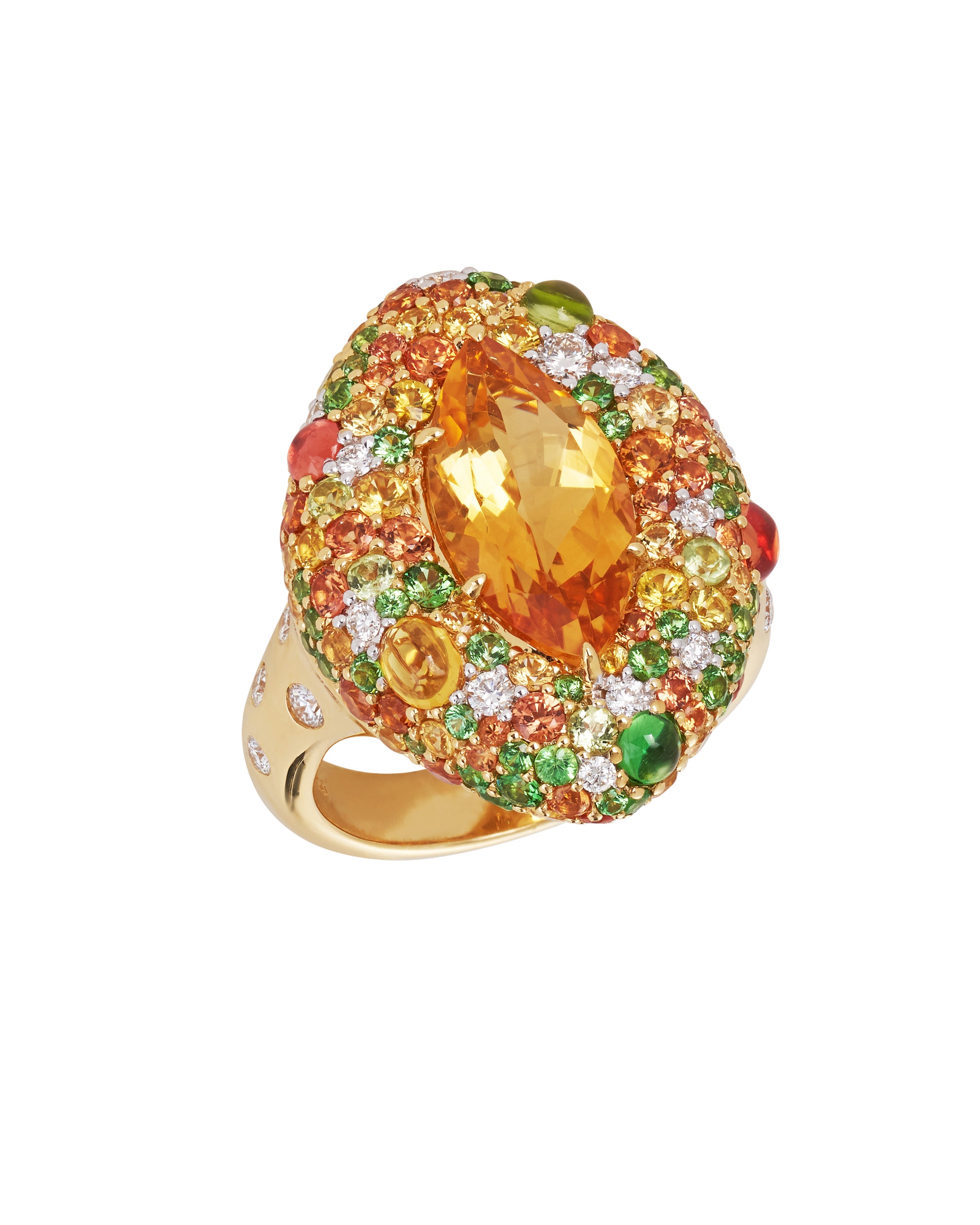 Citrine Marquise Ring