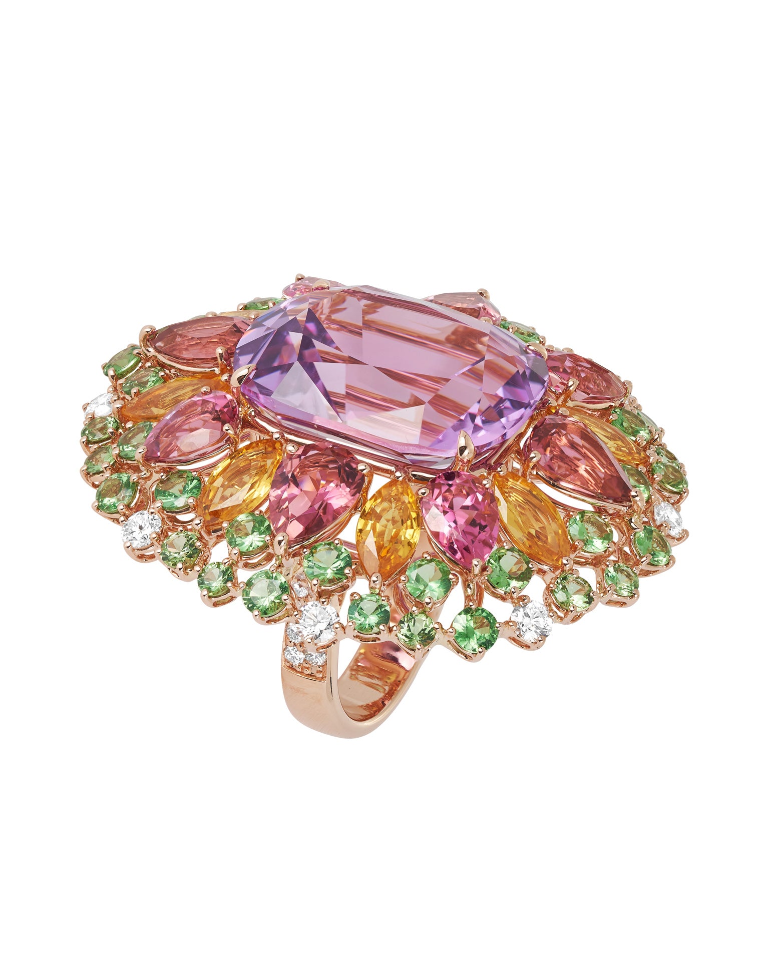 Kunzite Sunset Ring