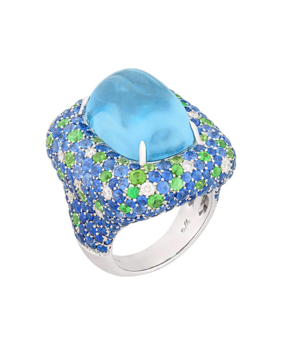 Marabella Sky Blue Topaz Ring