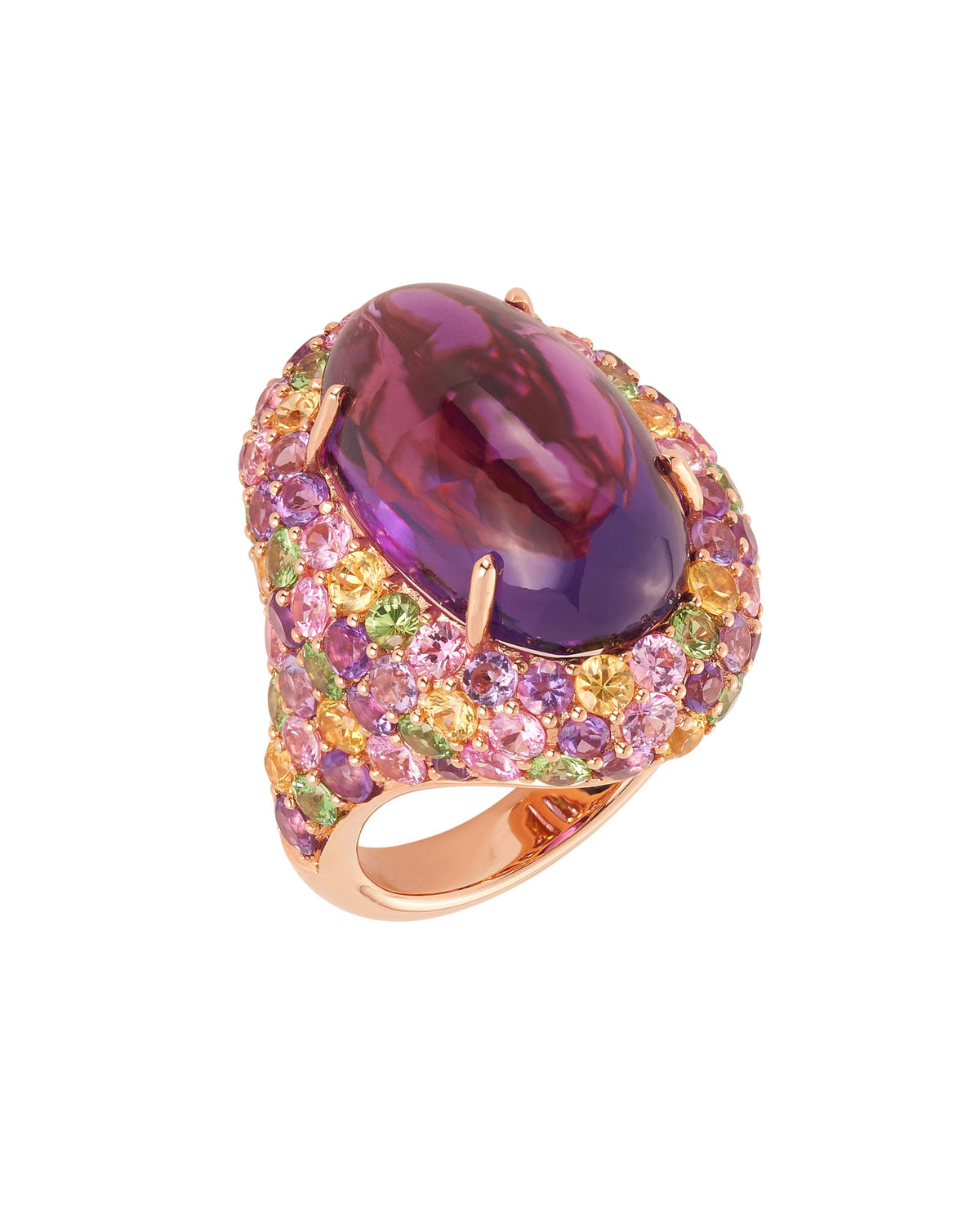 Marabella Oval Amethyst Ring
