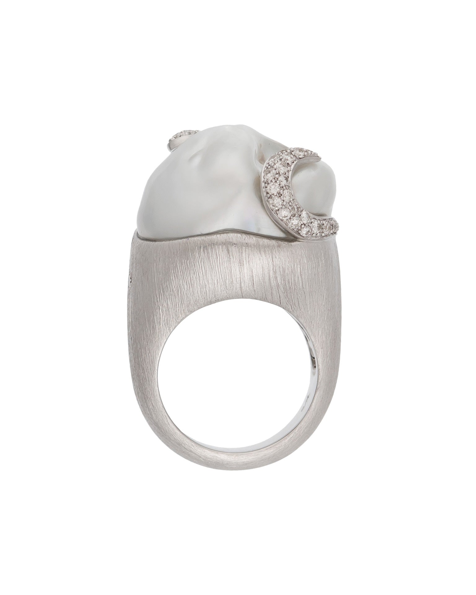 South Sea Pearl and Diamond Ring