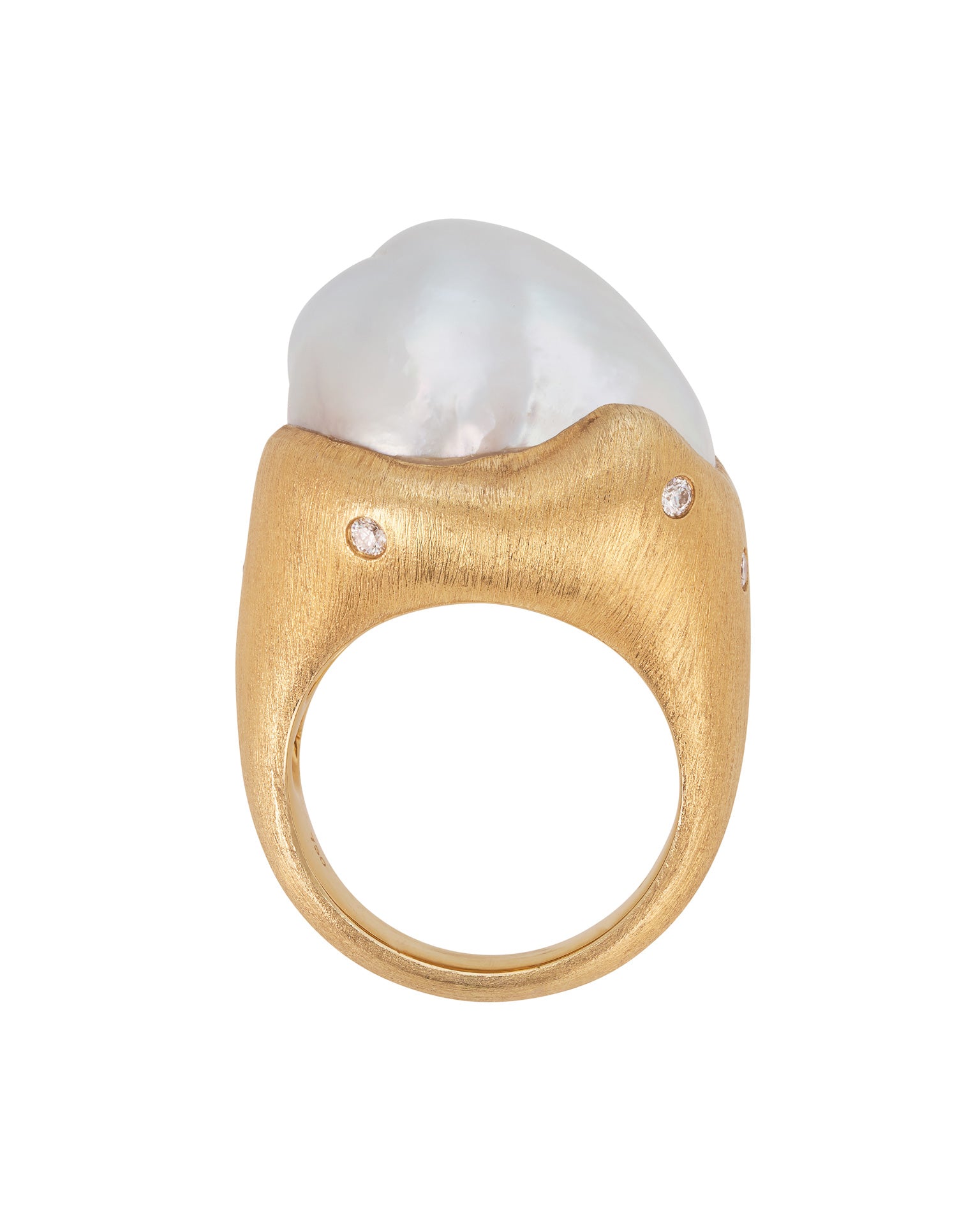 South Sea Pearl and Diamond Ring