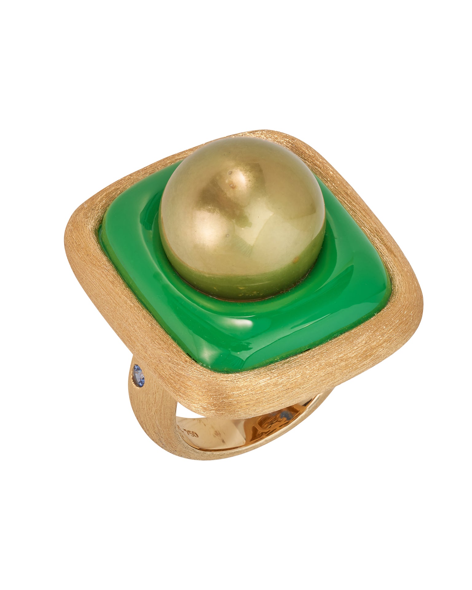 Green Bubblegum Ring