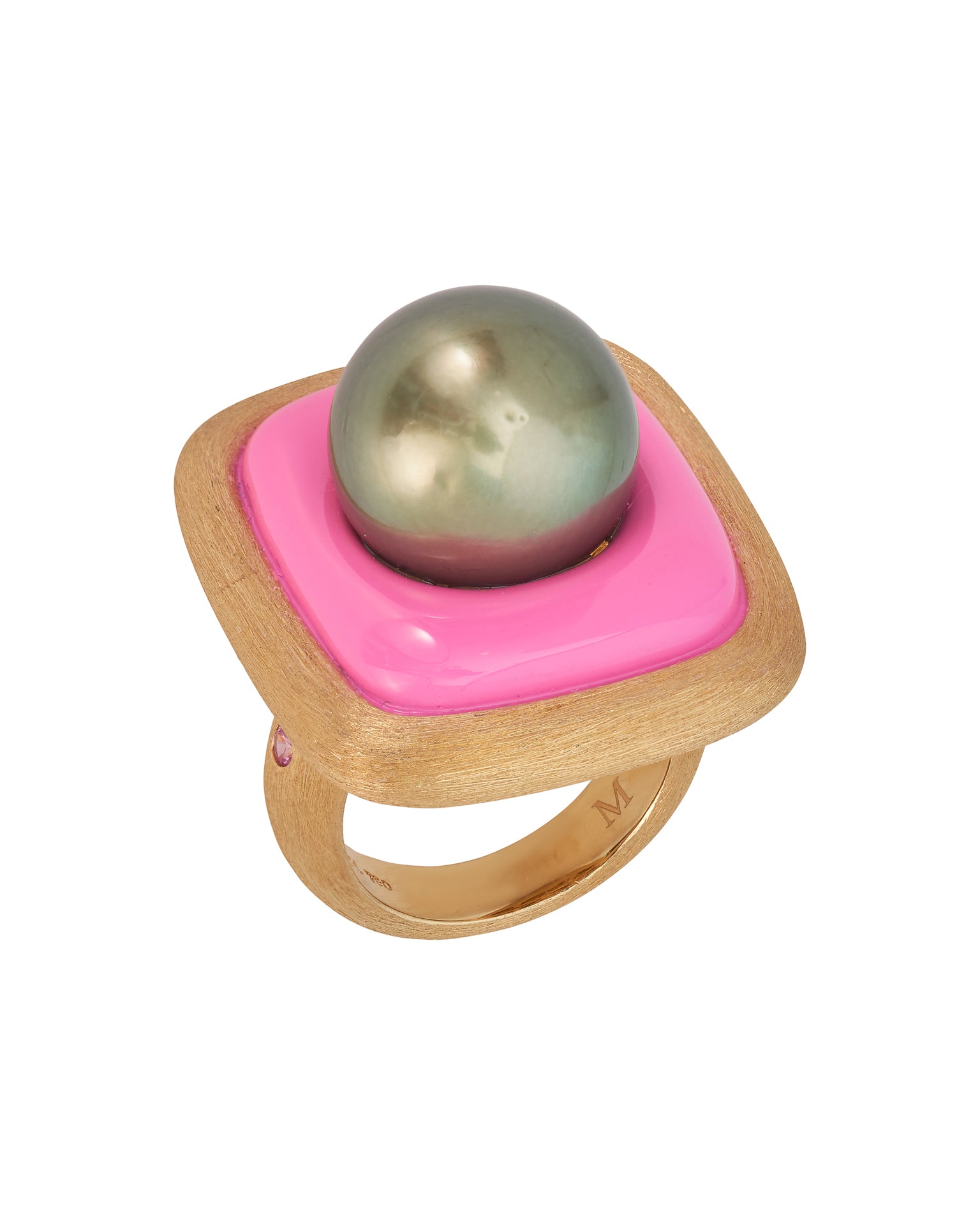 Green and Pink Bubblegum Ring