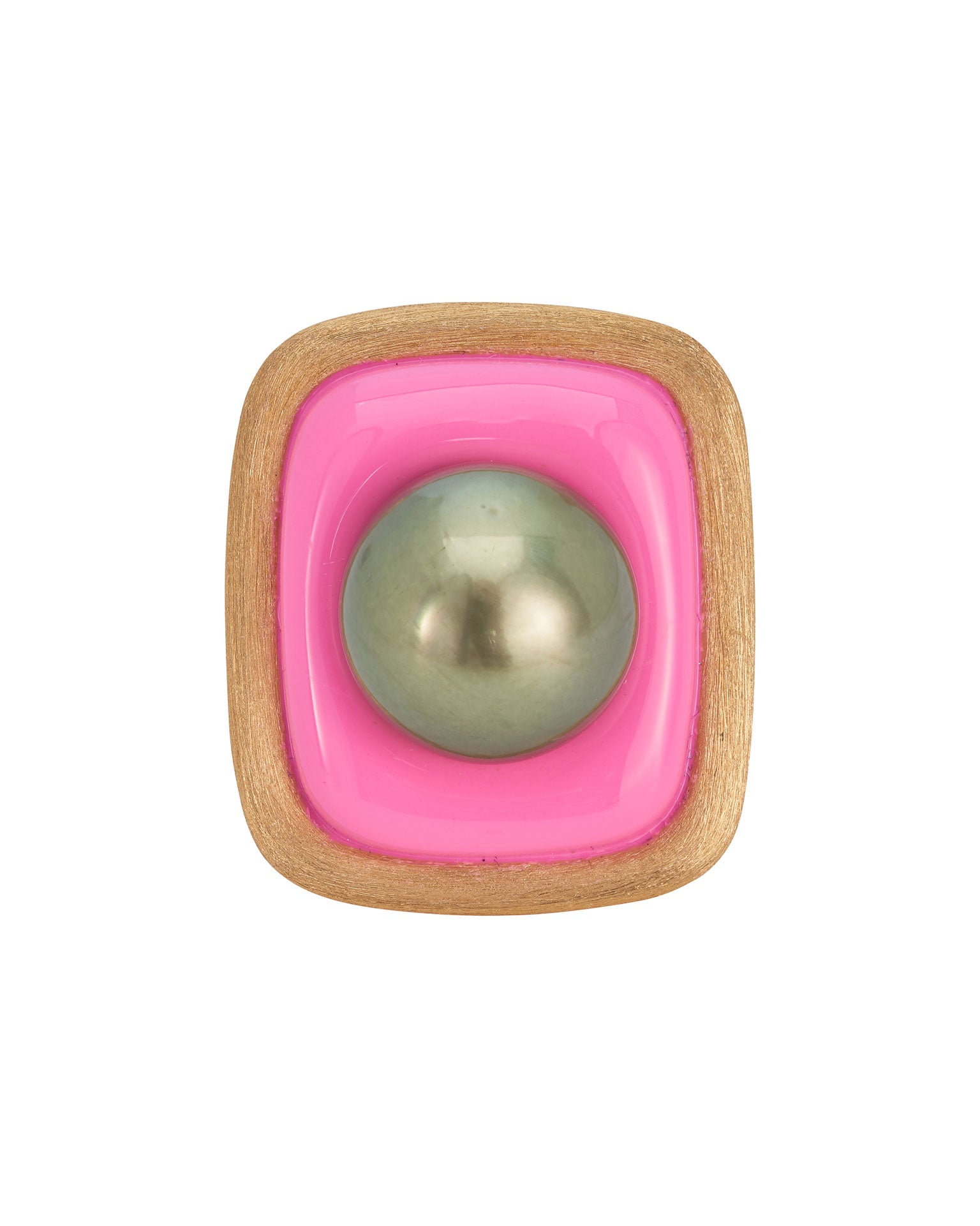 Green and Pink Bubblegum Ring