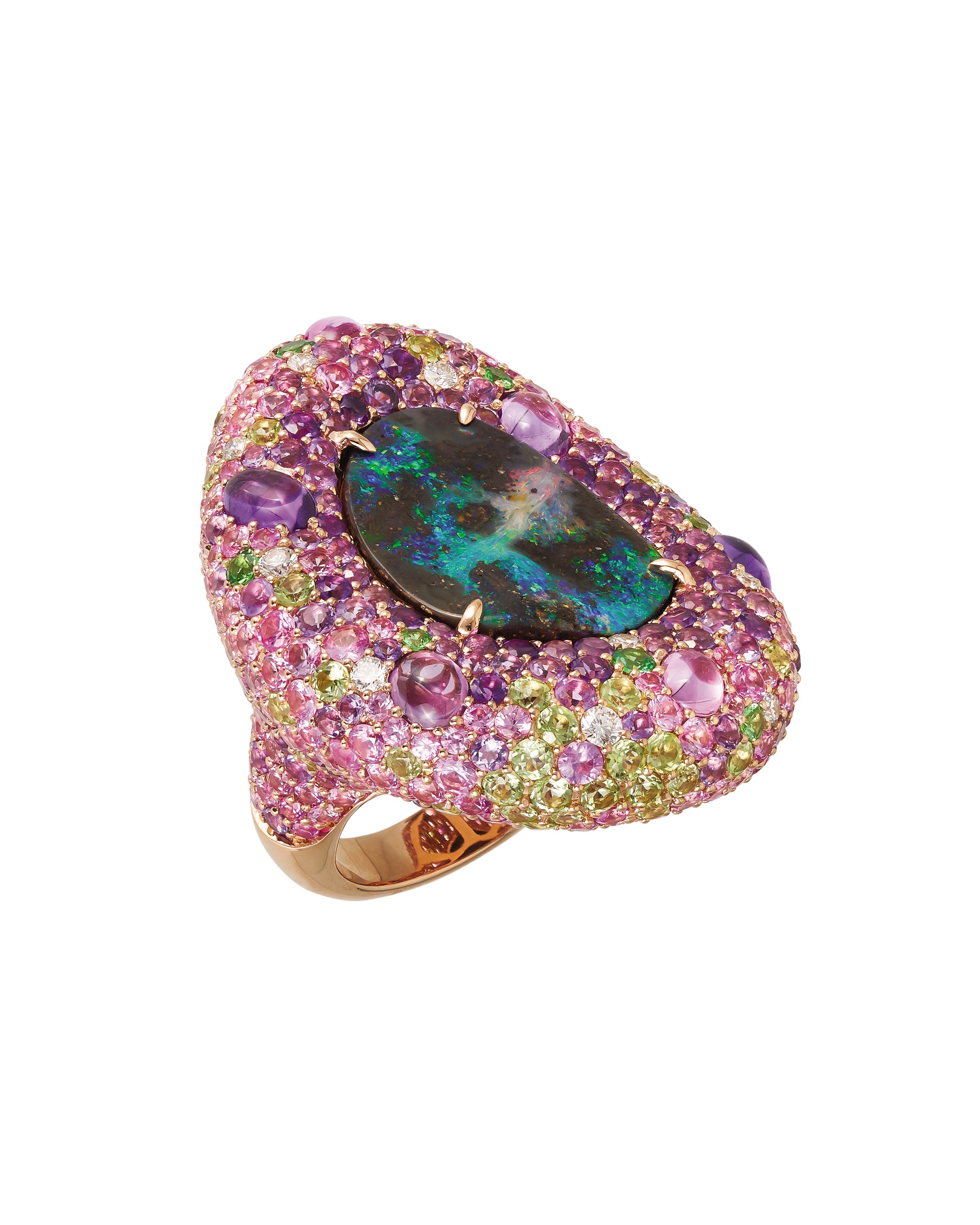 Galaxy Australian Opal Ring