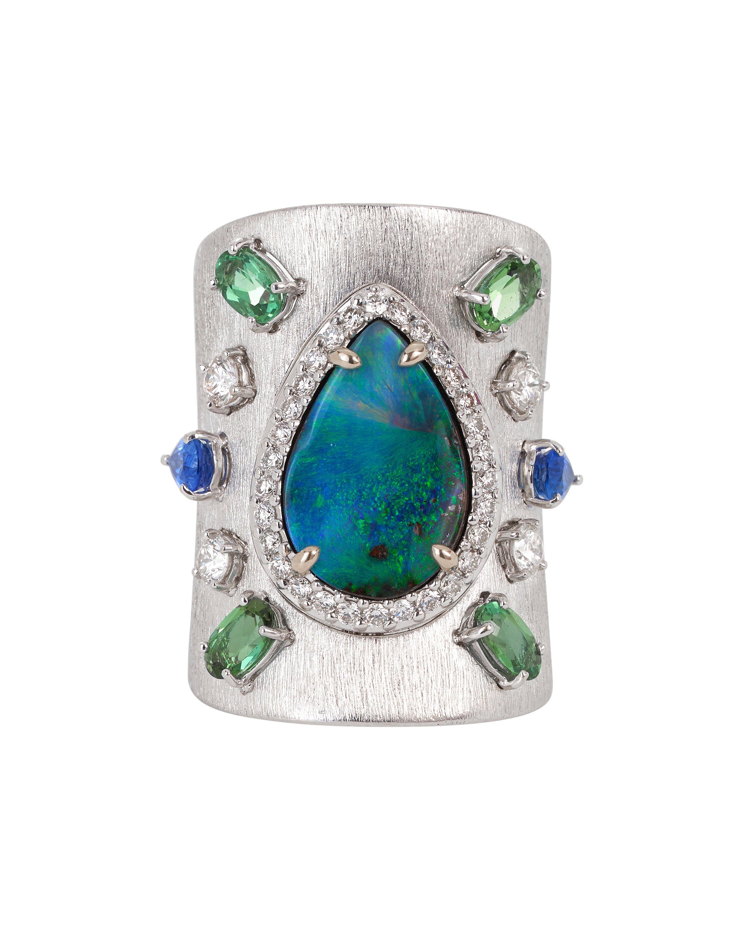 Azure Australian Opal Ring