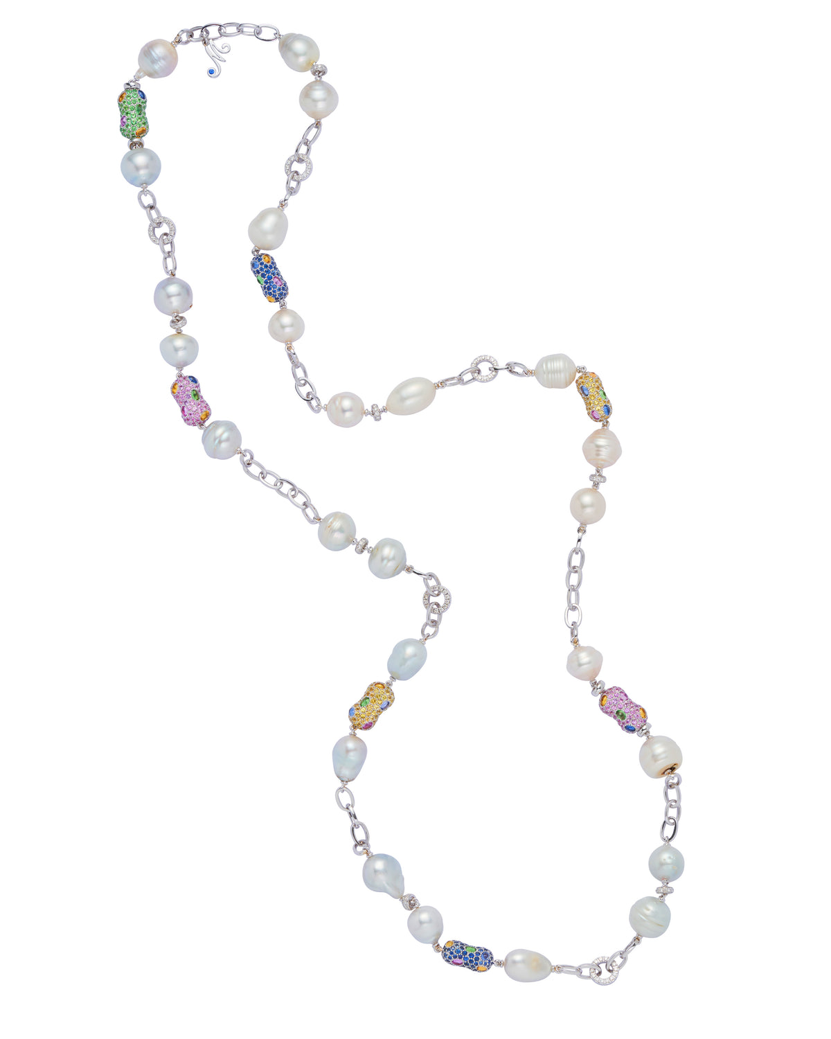 Tribal Chic Pearl Necklace