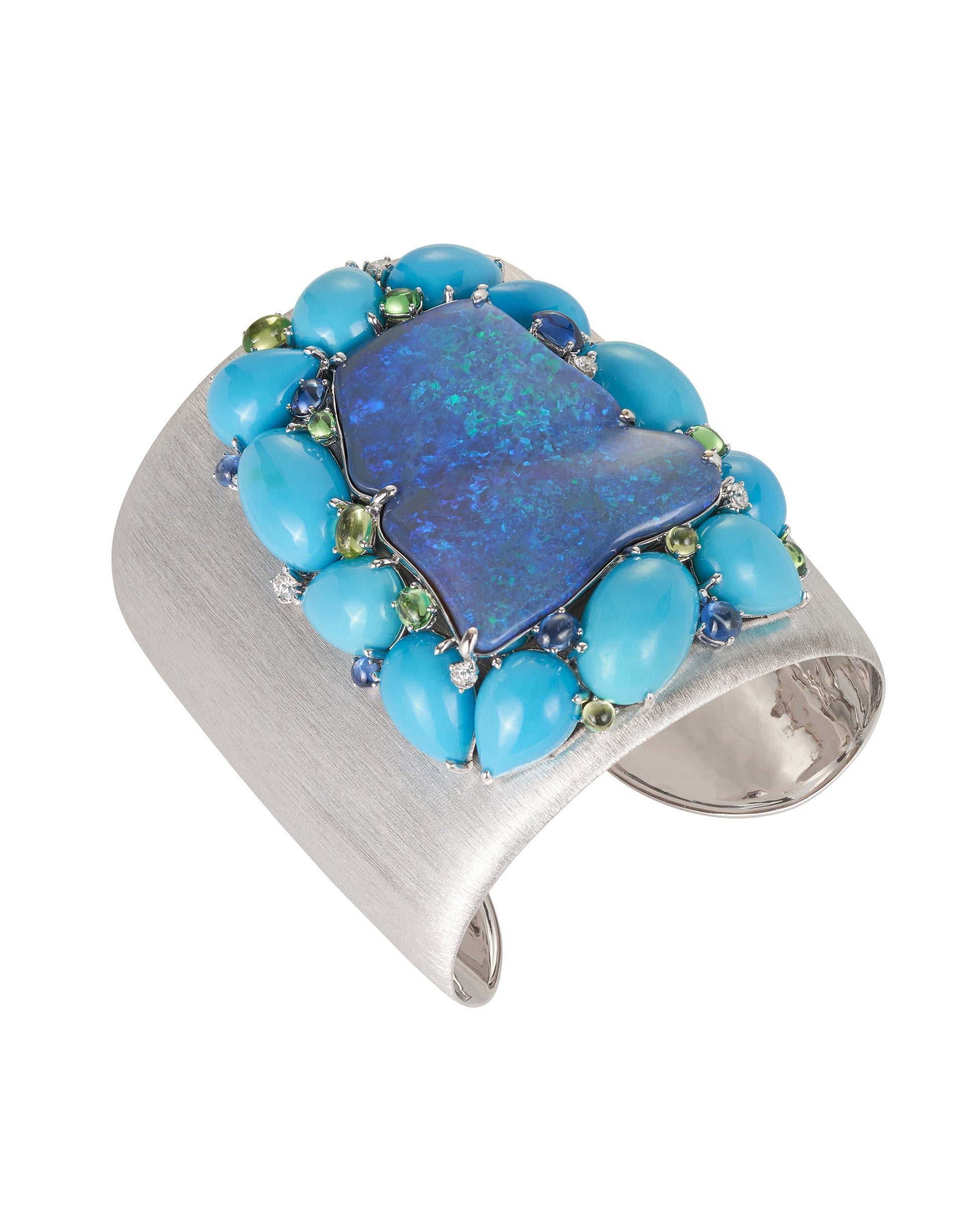 Blue Lagoon Australian Opal Cuff