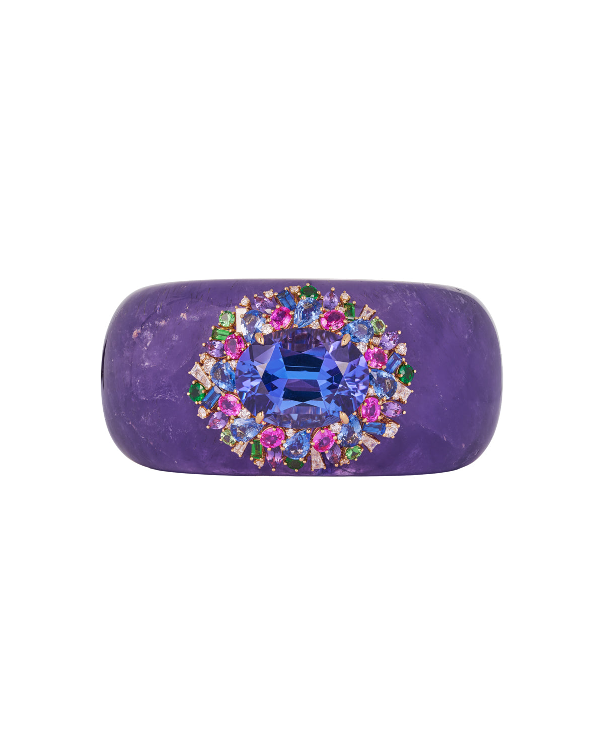 Coral Cay Tanzanite & Amethyst Cuff