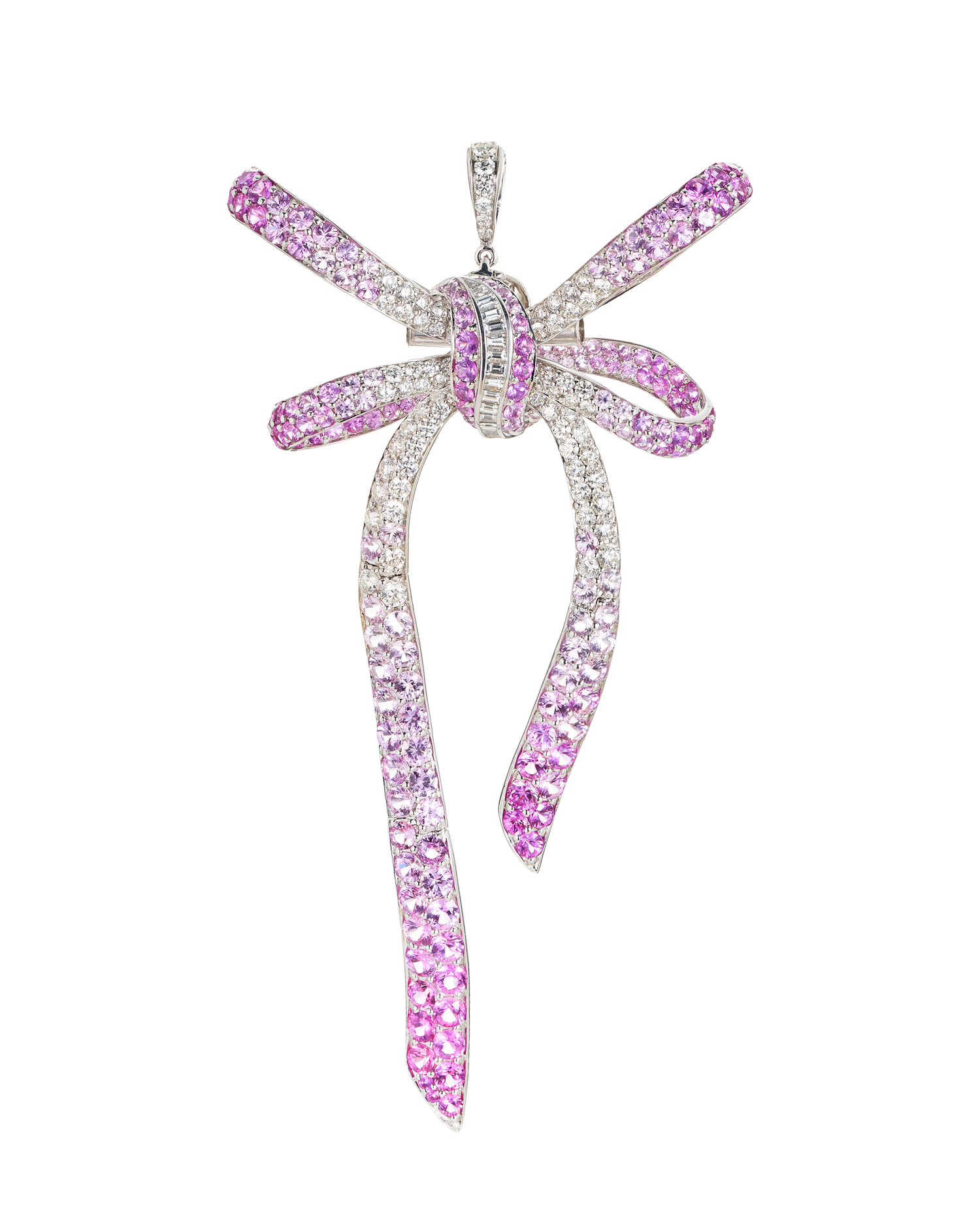 Bow Pendant & Pearl Necklace