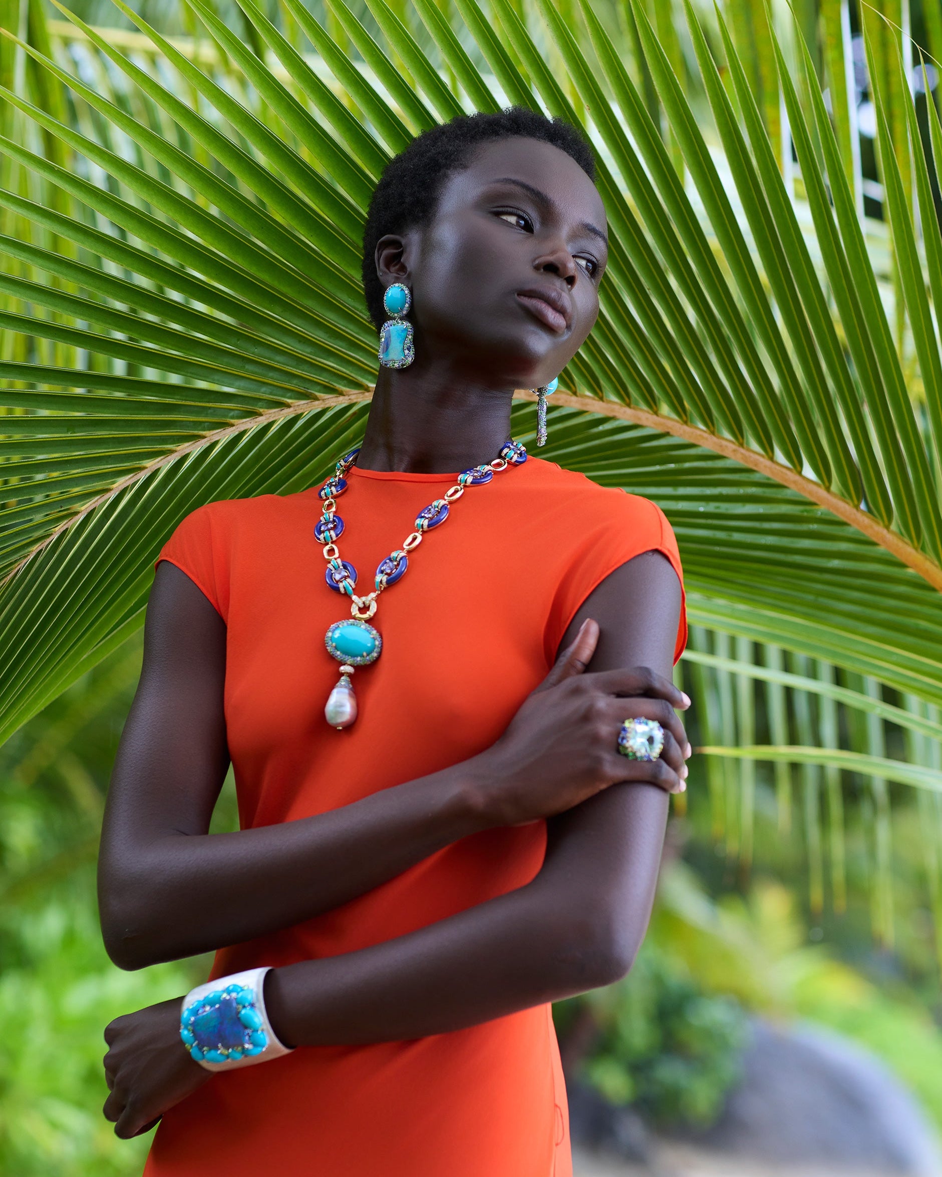 Blue Lagoon Australian Opal Cuff